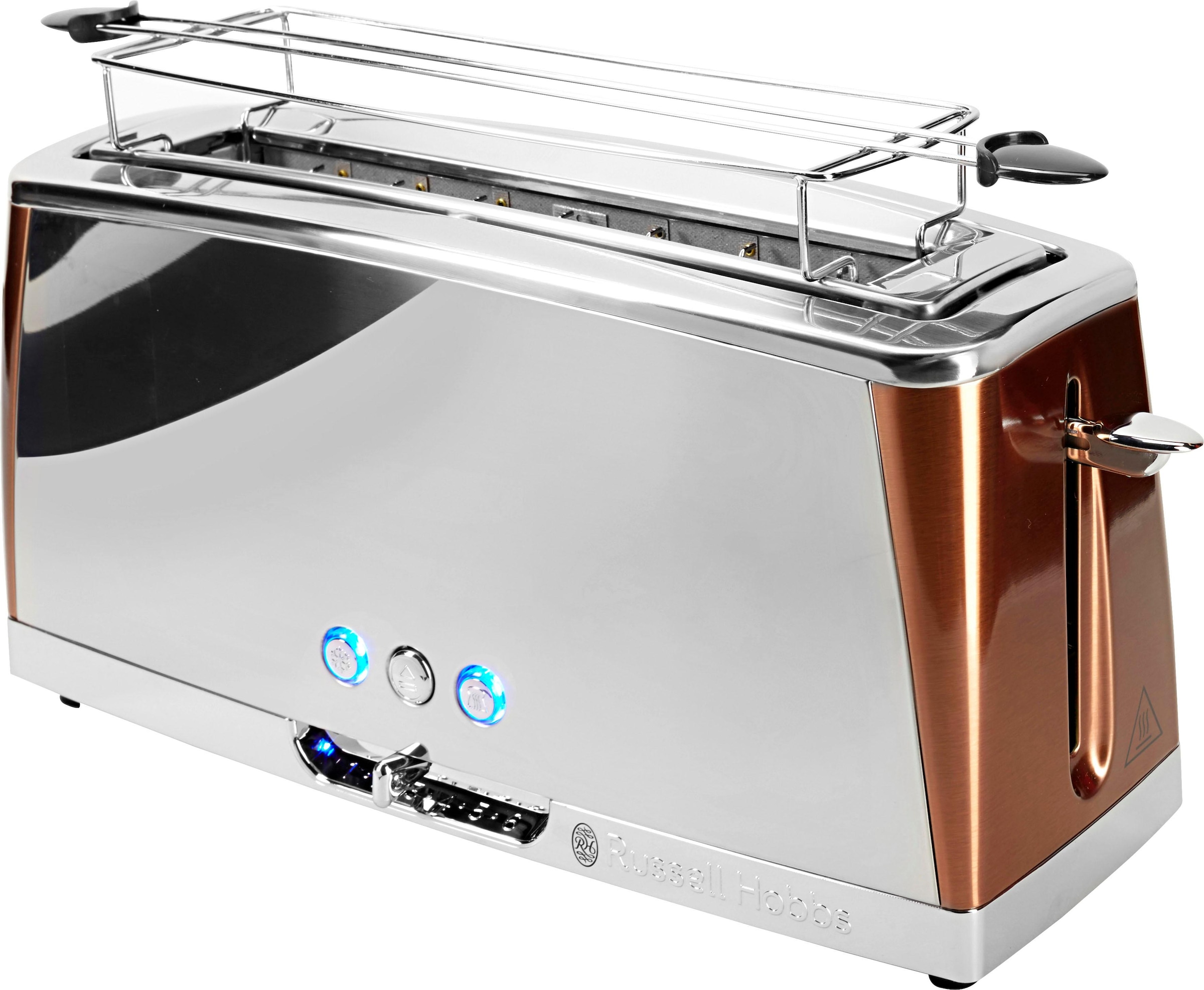 RUSSELL HOBBS Toaster kaufen BAUR »Luna | Scheiben, Copper 1420 W langer 2 für Schlitz, 24310-56«, Accents 1