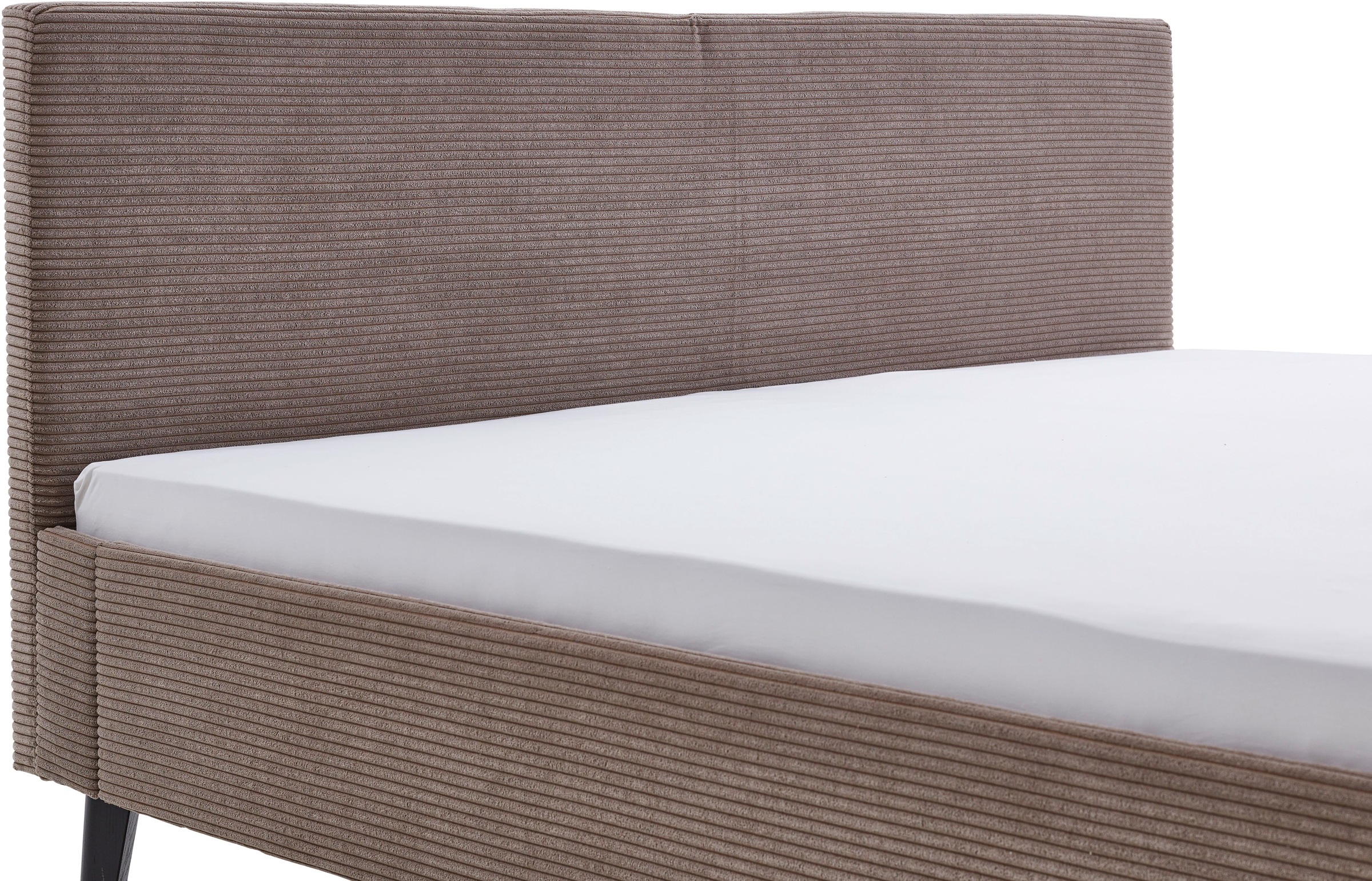 meise.möbel Polsterbett »Avola«, erhältlich in den Breiten 140 & 180cm, Bezugsstoff Cord