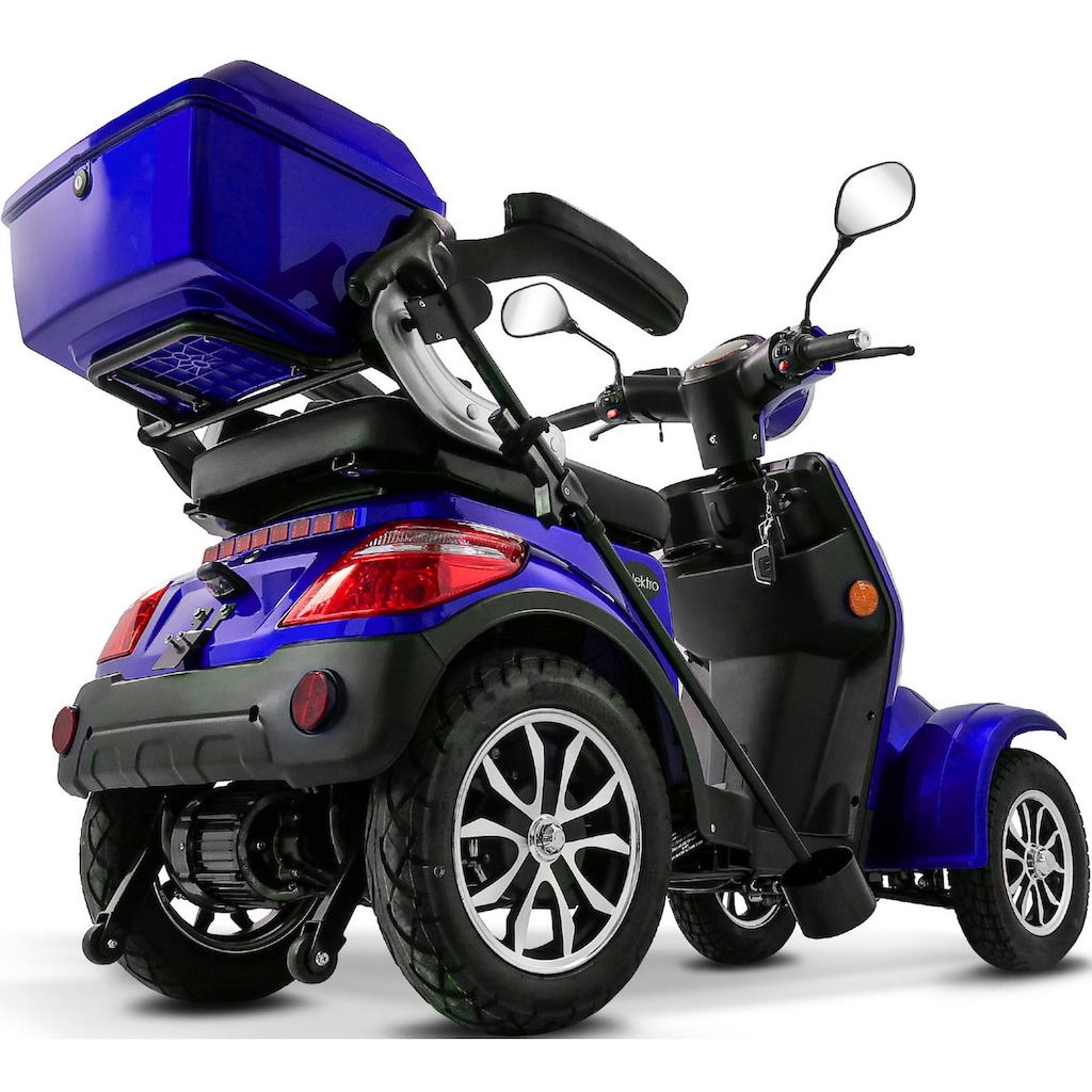 Rolektro Elektromobil »Rolektro E-Quad 25 V.3, Lithium Akku«, 25 km/h, (mit Topcase)