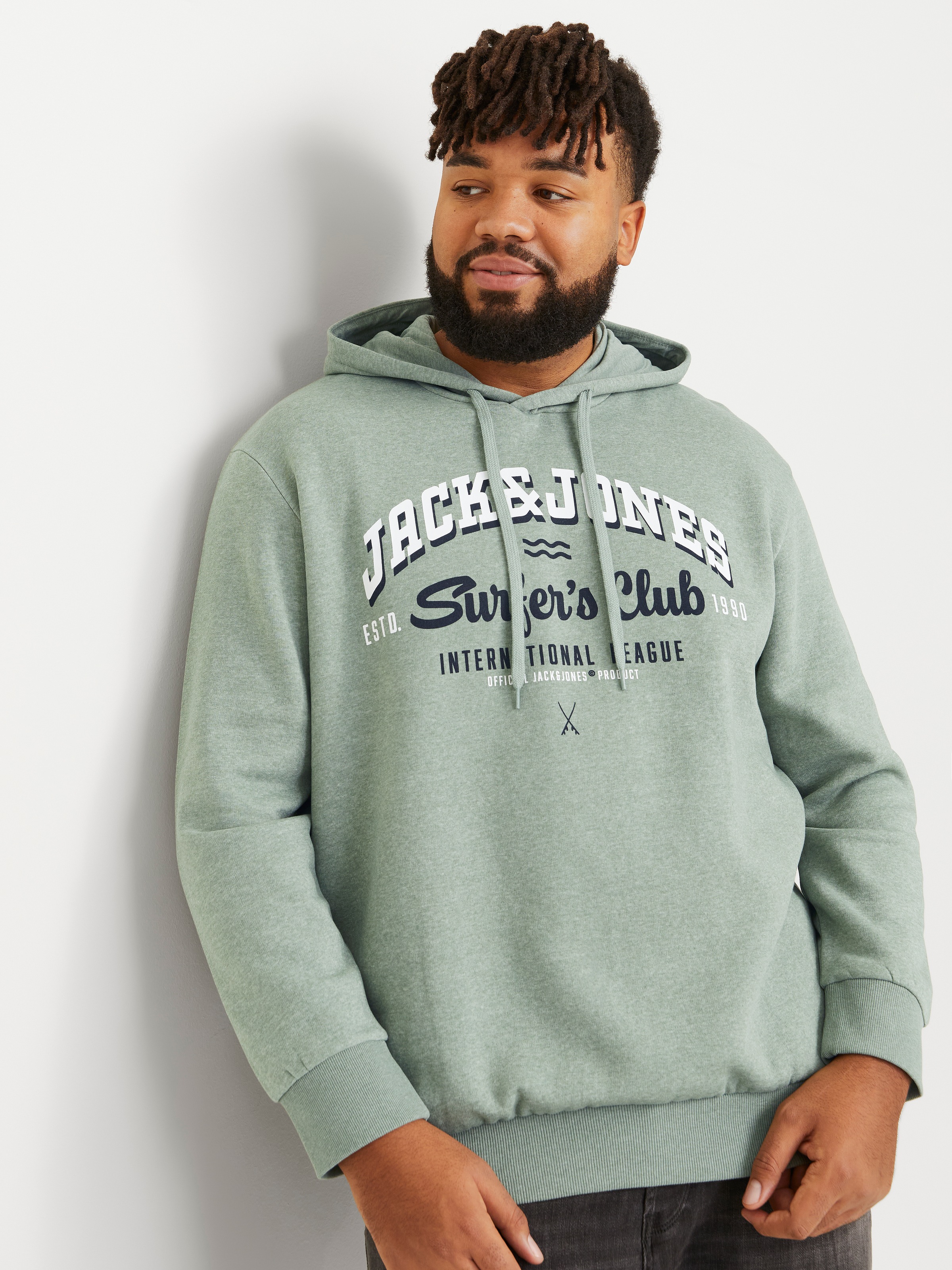 Jack & Jones PlusSize Hoodie "JJELOGO SWEAT HOOD 2 COL 24/25 NOOS PLS", mit günstig online kaufen