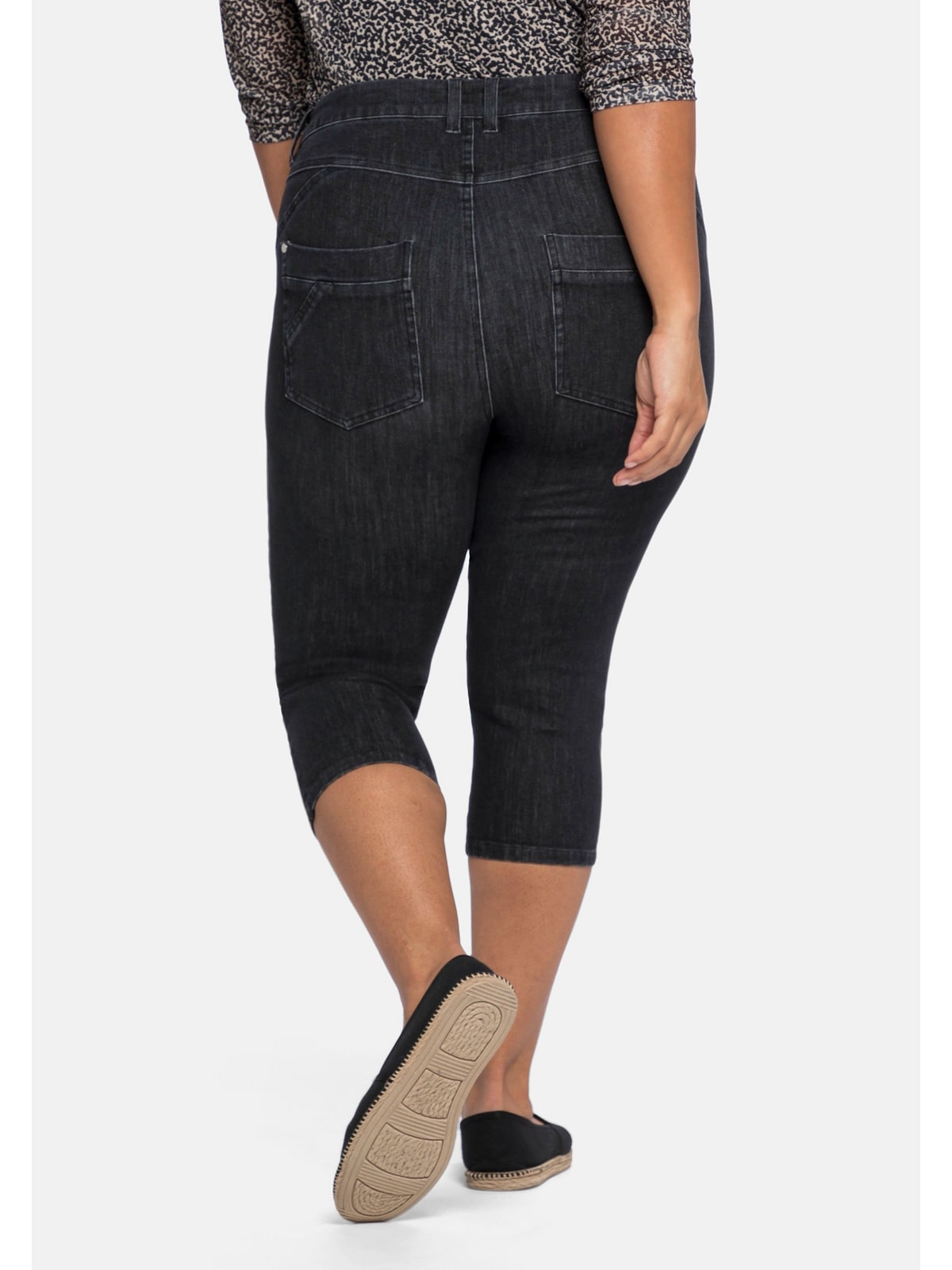 Sheego Caprijeans »Große Größen«, SUSANNE mit Bodyforming-Effekt