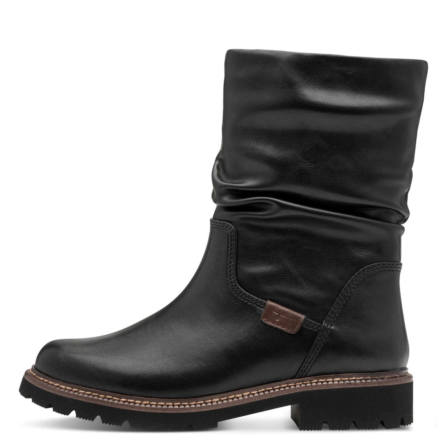 Tamaris Stiefelette  , Blockabsatz, Kurzstiefel, Boots in veganer Verarbeitung