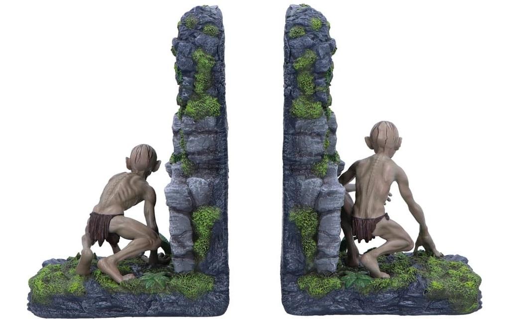 NEMESIS NOW Merchandise-Figur »Herr der Ringe Gollum & Smeagol« Offiziell lizenzierte, handbemalte Buchstützen