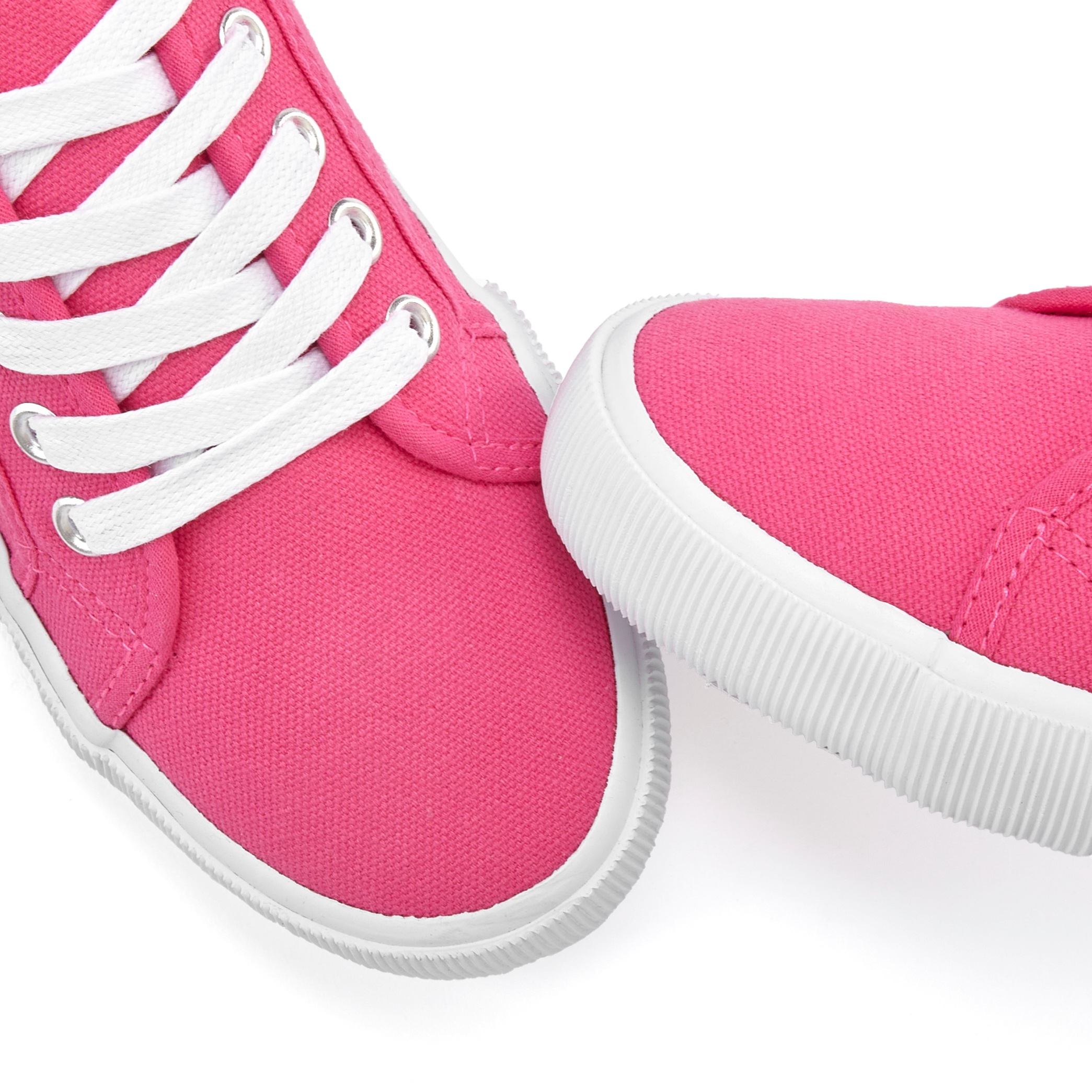 LASCANA Women's Canvas Sneaker Pink 41 2