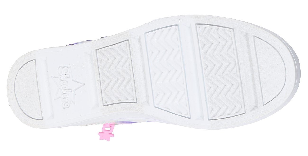 Skechers Sneaker »TWI-LITES 2.0«, Blinkschuh mit Einhorn und Glitzer, Größenschablone zum Download