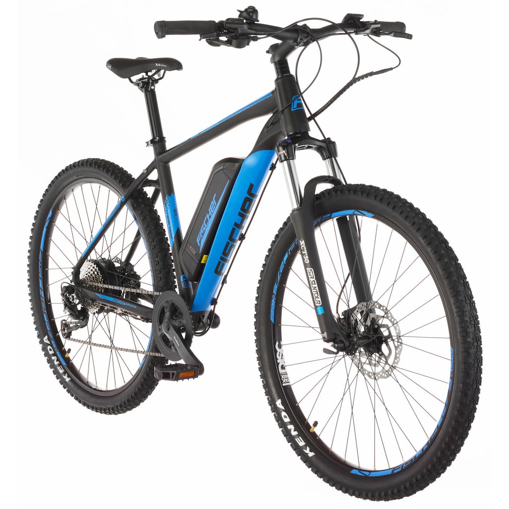 FISCHER Fahrrad E-Bike »MONTIS EM 1922 422 - 29 Zoll«, 9 Gang, Shimano, Altus, Heckmotor 250 W, (mit Schloss)