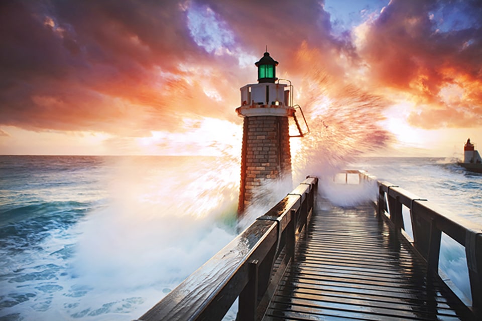 Papermoon Fototapete "Lighthouse" glatt