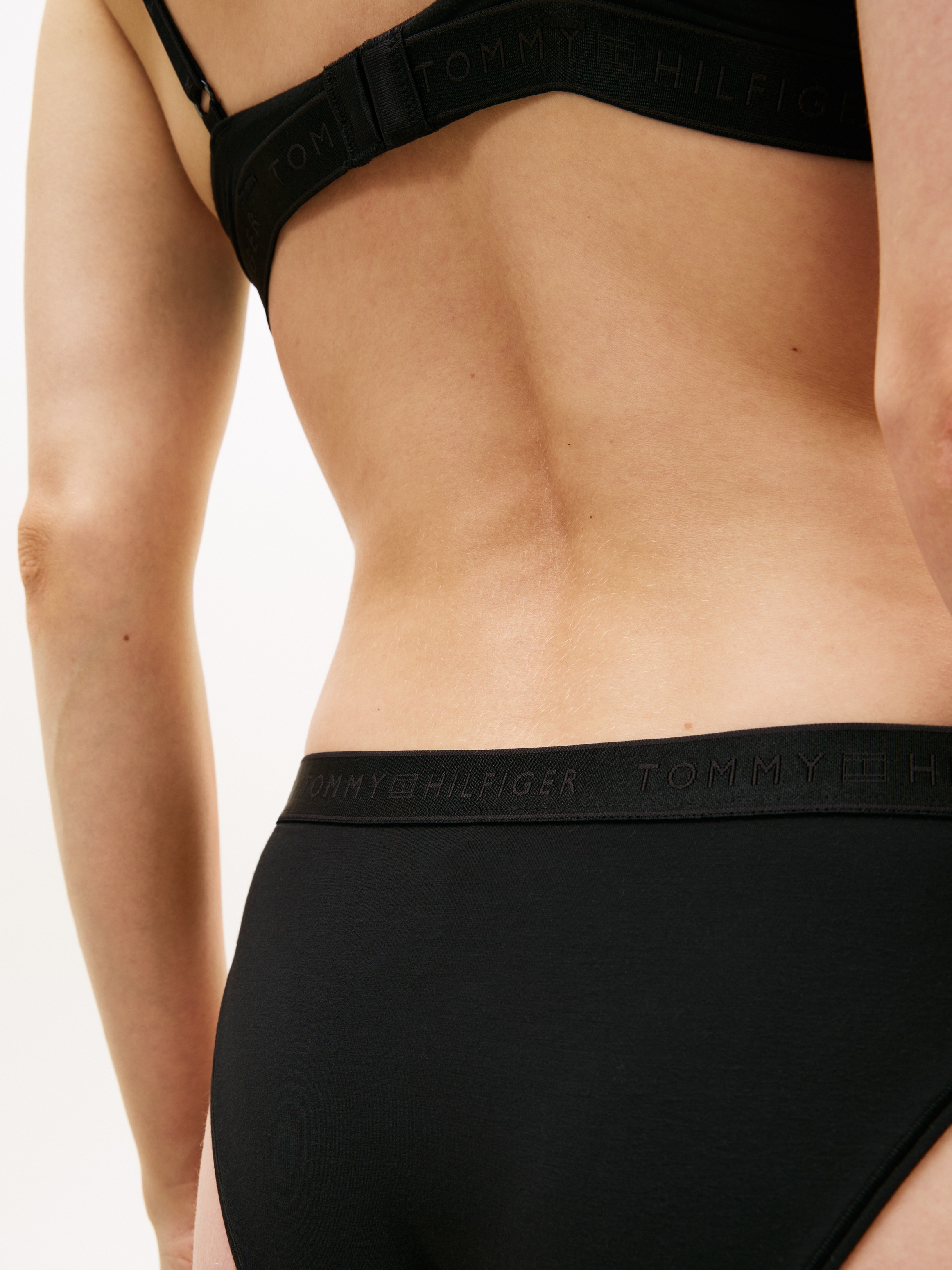 Tommy Hilfiger Underwear Bikinislip Körpernahe Passform mit elastischem Bun günstig online kaufen