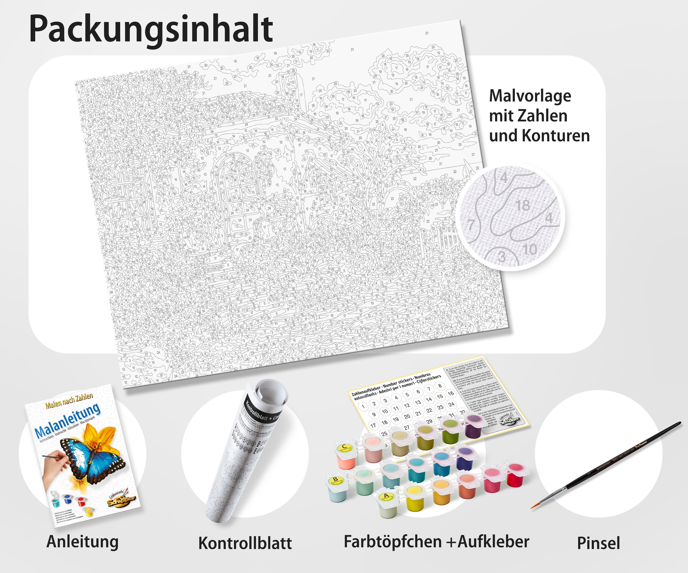 Schipper Malen nach Zahlen »Meisterklasse Klassiker - Verliebte Schwäne« Made in Germany