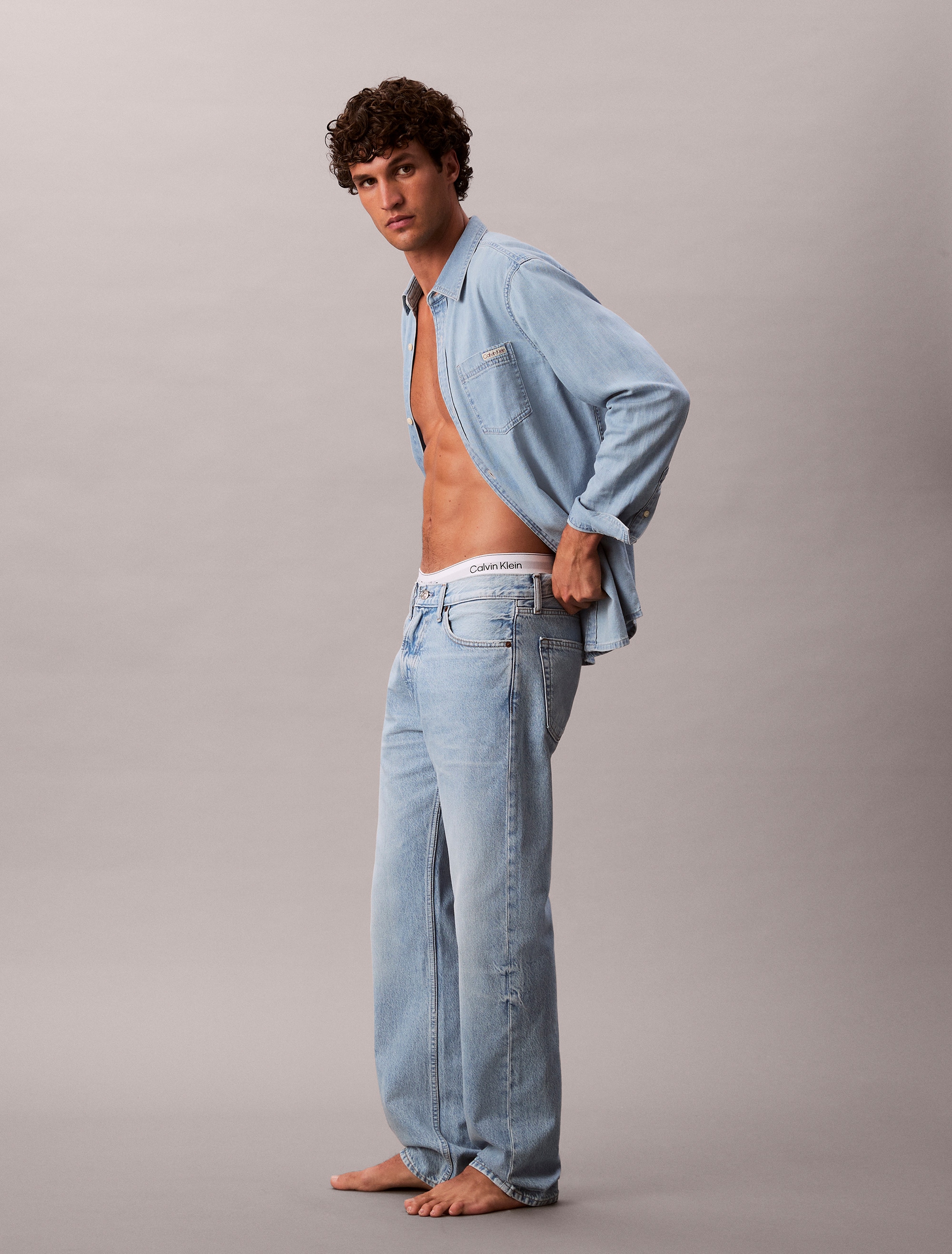 Calvin Klein Jeans Straight-Jeans »STNDRD STRGHT JEAN«, Mit Gürtelschlaufen