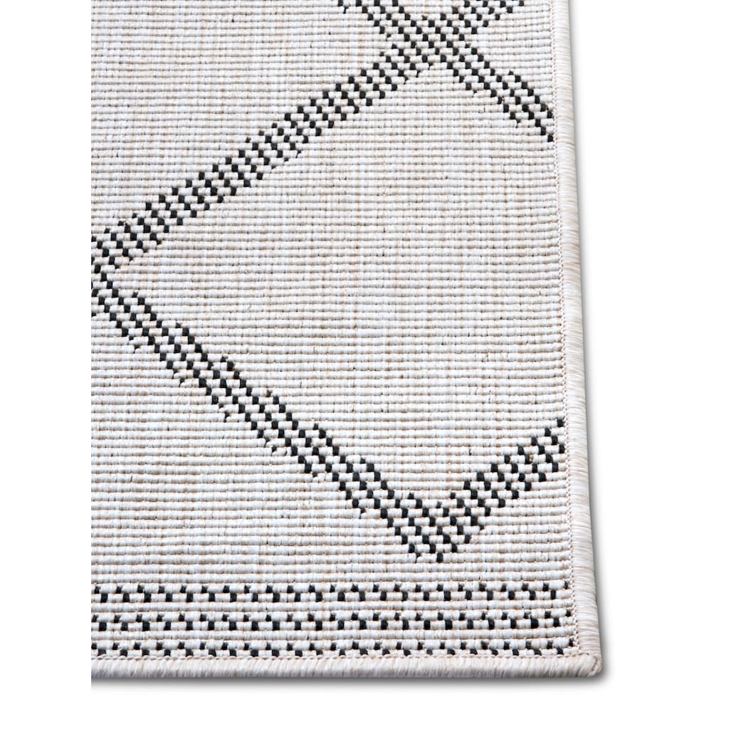 NORTHRUGS Teppich »Corsica Wendeteppich«, rechteckig, In-& Outdoor, Wetterfest, Balkon, Garten, Wohnzimmer, Wasserfest