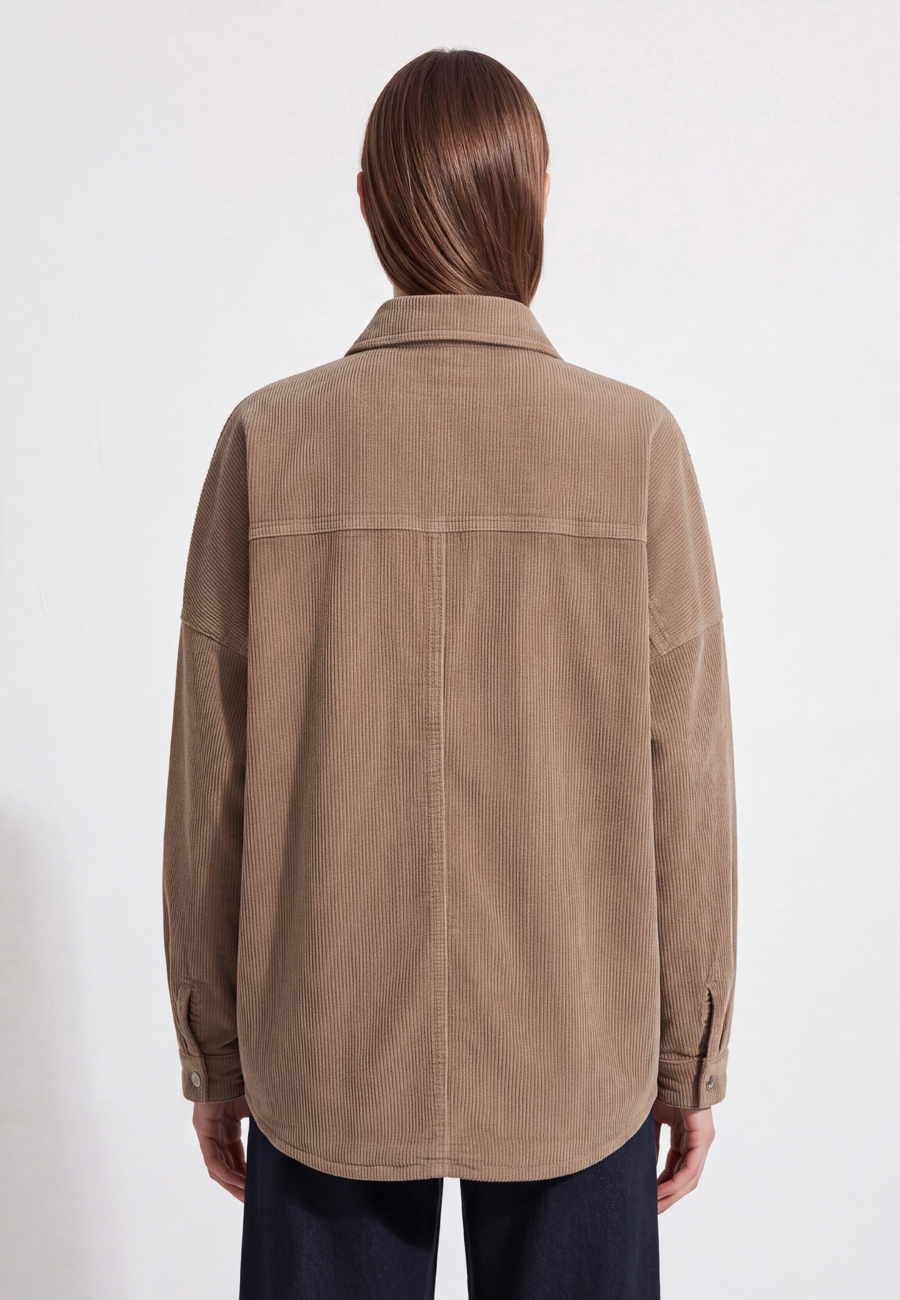 Mavi Langarmbluse »FIONA« Boyfriend Cord Overshirt
