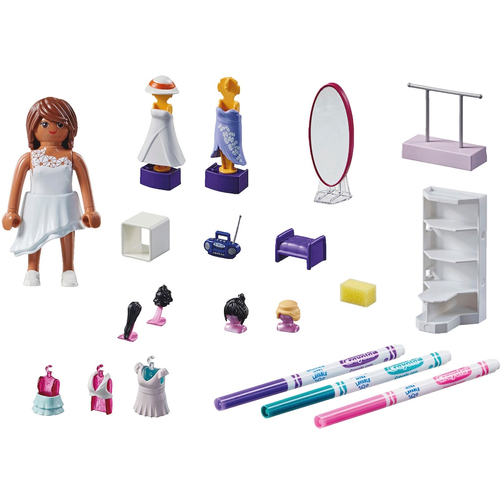 Playmobil® Konstruktions-Spielset »Fashion Design Set (71373), Color«, (45 St.)