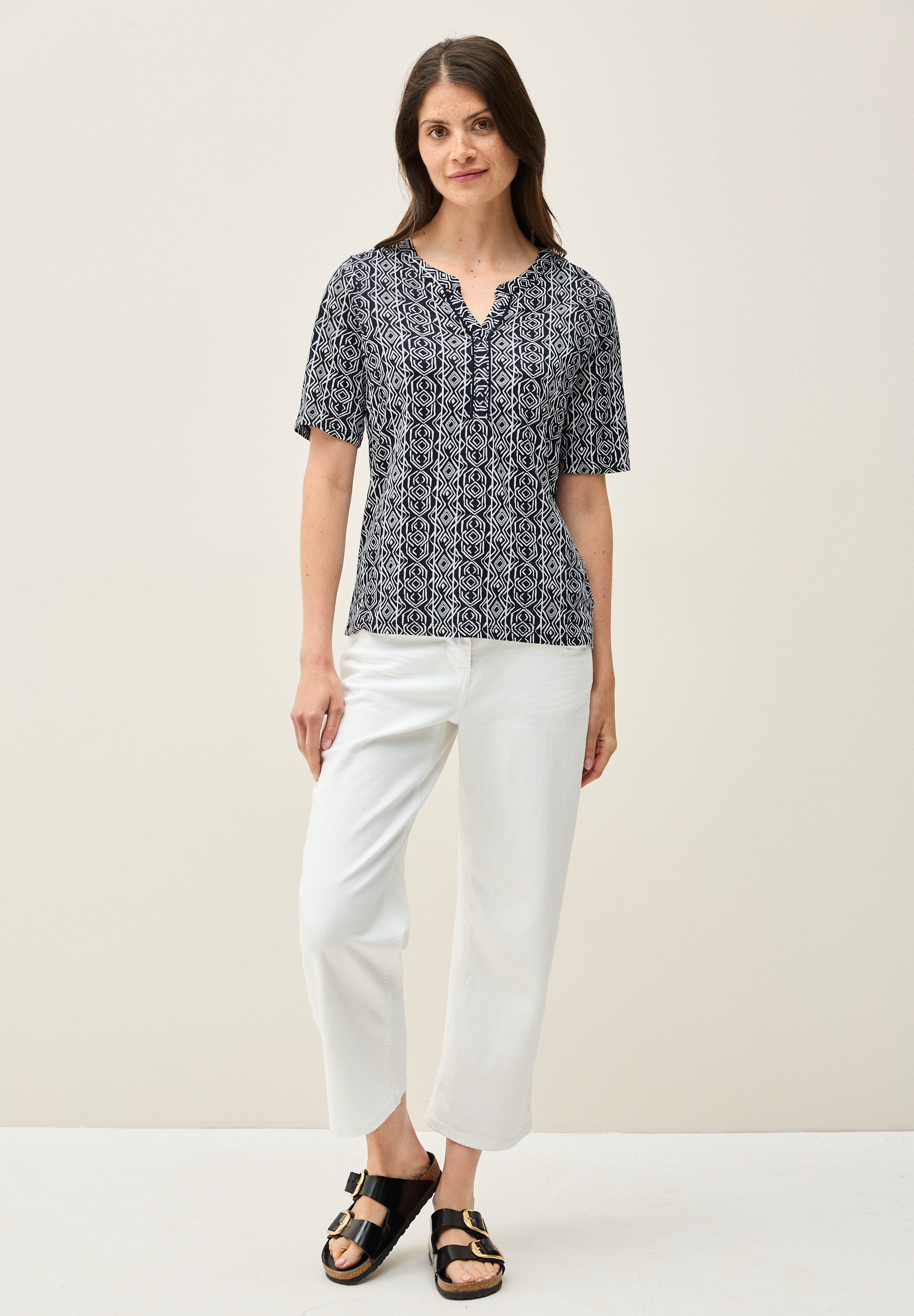 Cecil T-Shirt, im soften Baumwoll-Mix