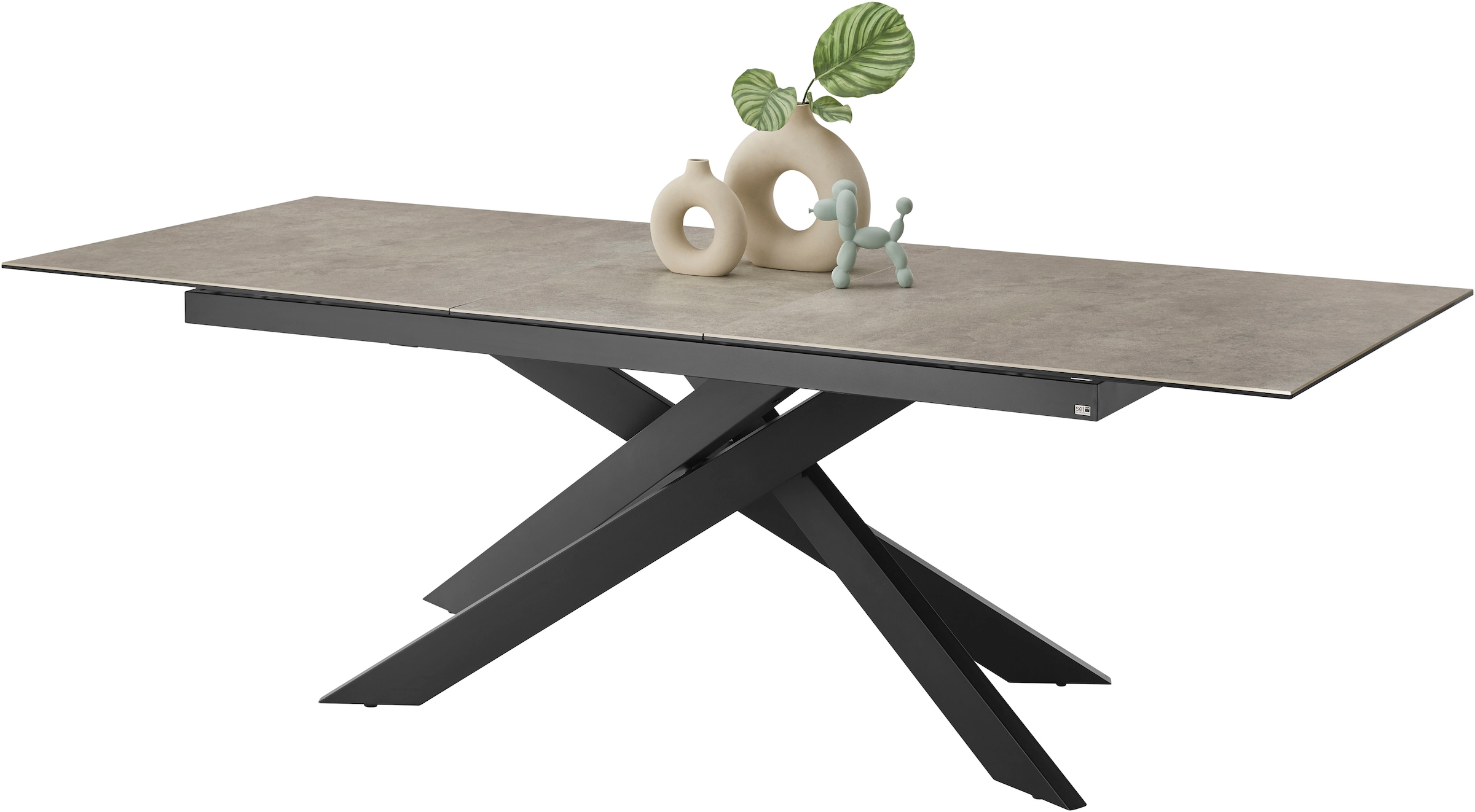 set one by Musterring Esstisch "Baltimore" Platte aus Glas-Keramik, auszieh günstig online kaufen