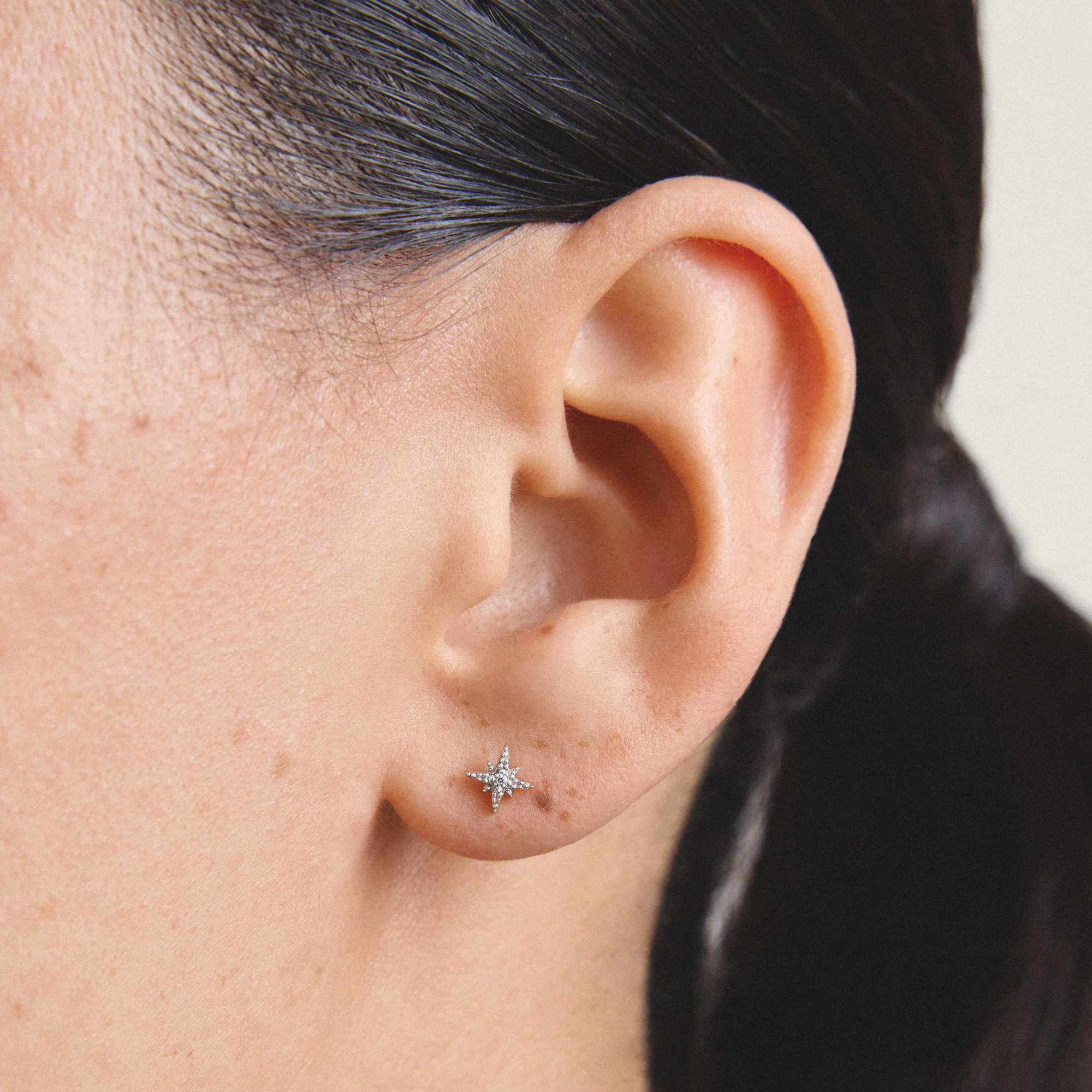 THOMAS SABO Paar Ohrstecker »Stern-Design Silber« mit Zirkonia (synth.)