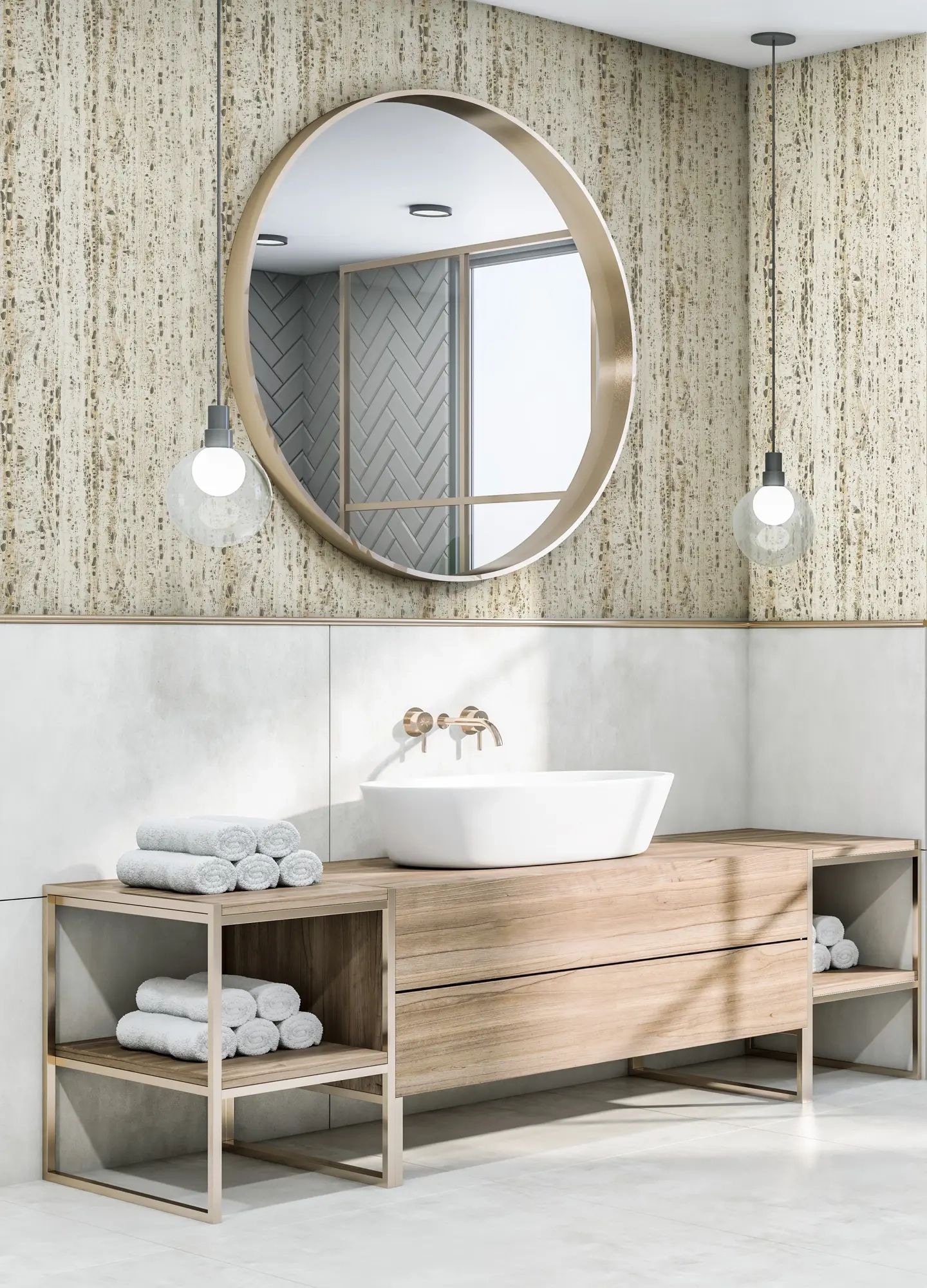 Marburg Vliestapete »Tapete Nature Soul«, uni, moderne Vliestapete für Wohnzimmer Schlafzimmer Küche