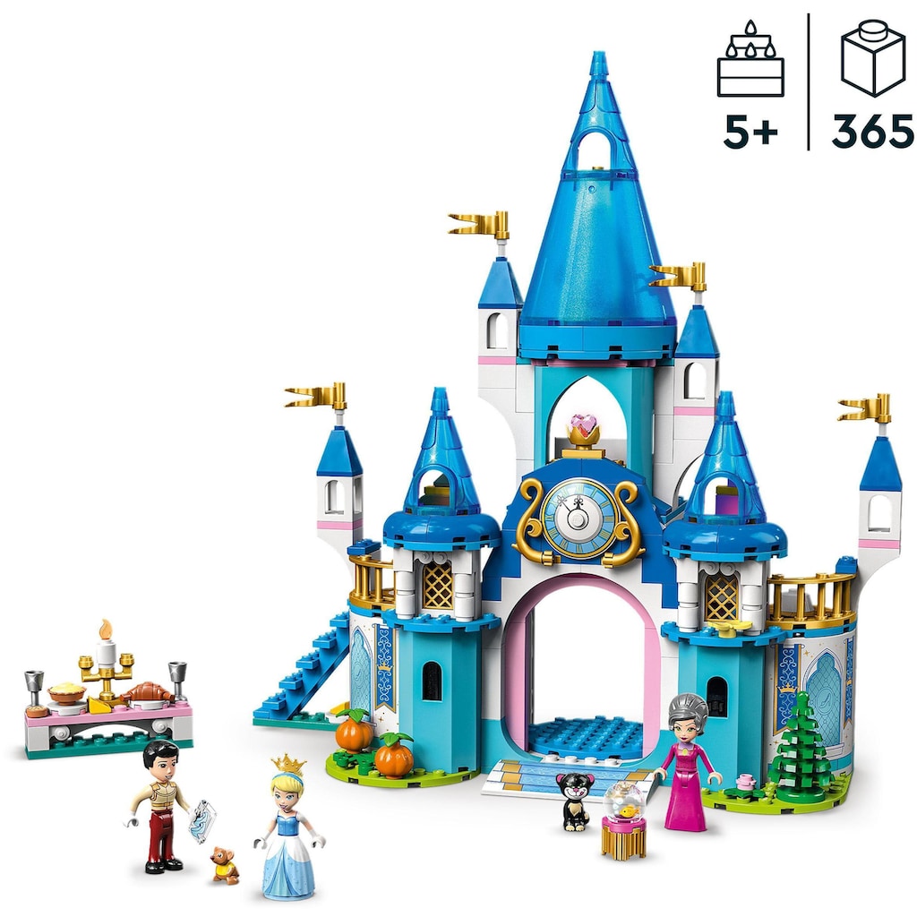 LEGO® Konstruktionsspielsteine »Cinderellas Schloss (43206), LEGO® Disney Princess«, (365 St.)