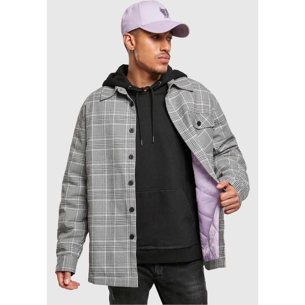 CAYLER & SONS Winterjacke »Cayler & Sons Herren Plaid Out Quilted Shirt Jacket«, (1 St.), ohne Kapuze