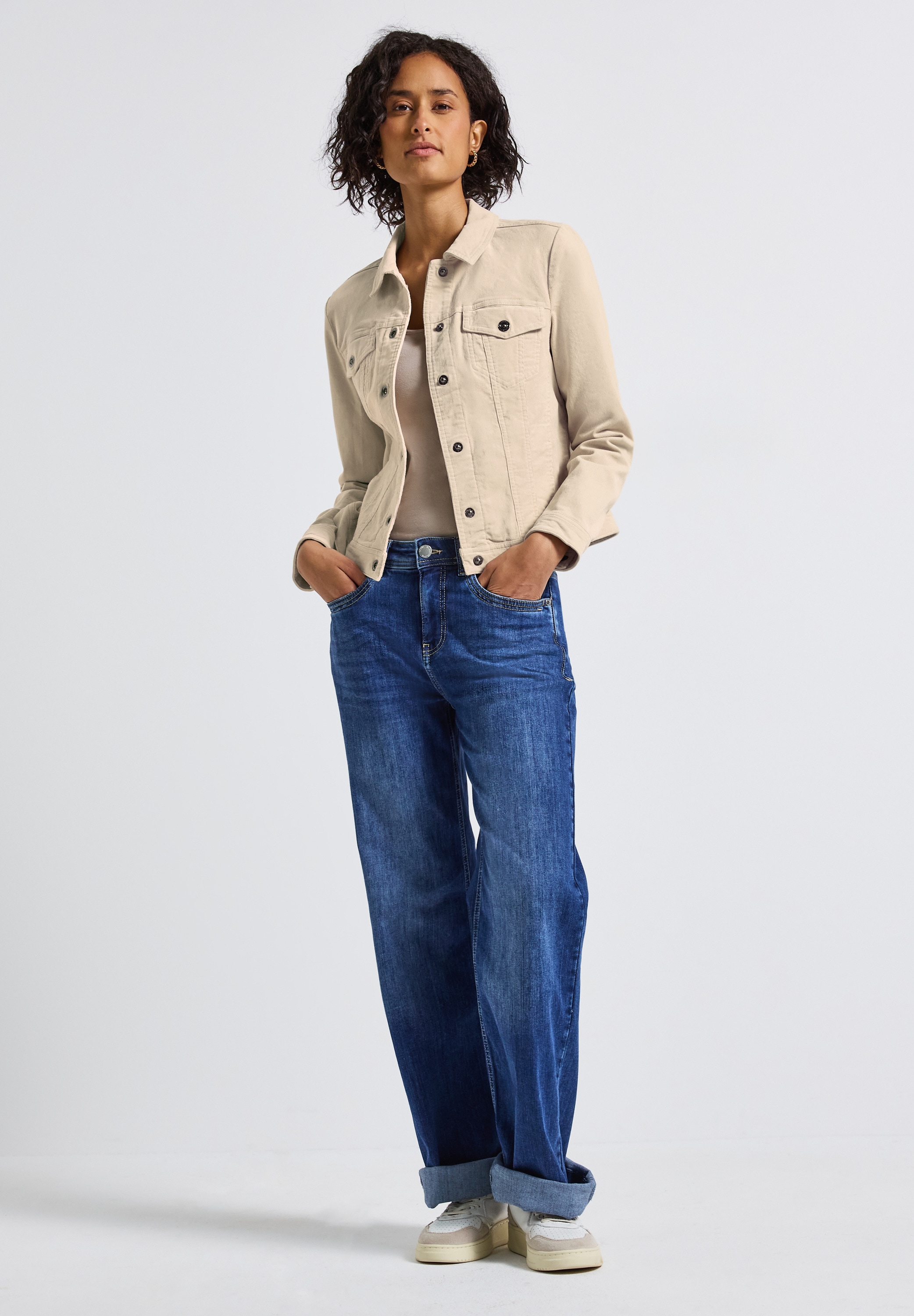 STREET ONE Cordjacke, ohne Kapuze, in Cord-Optik