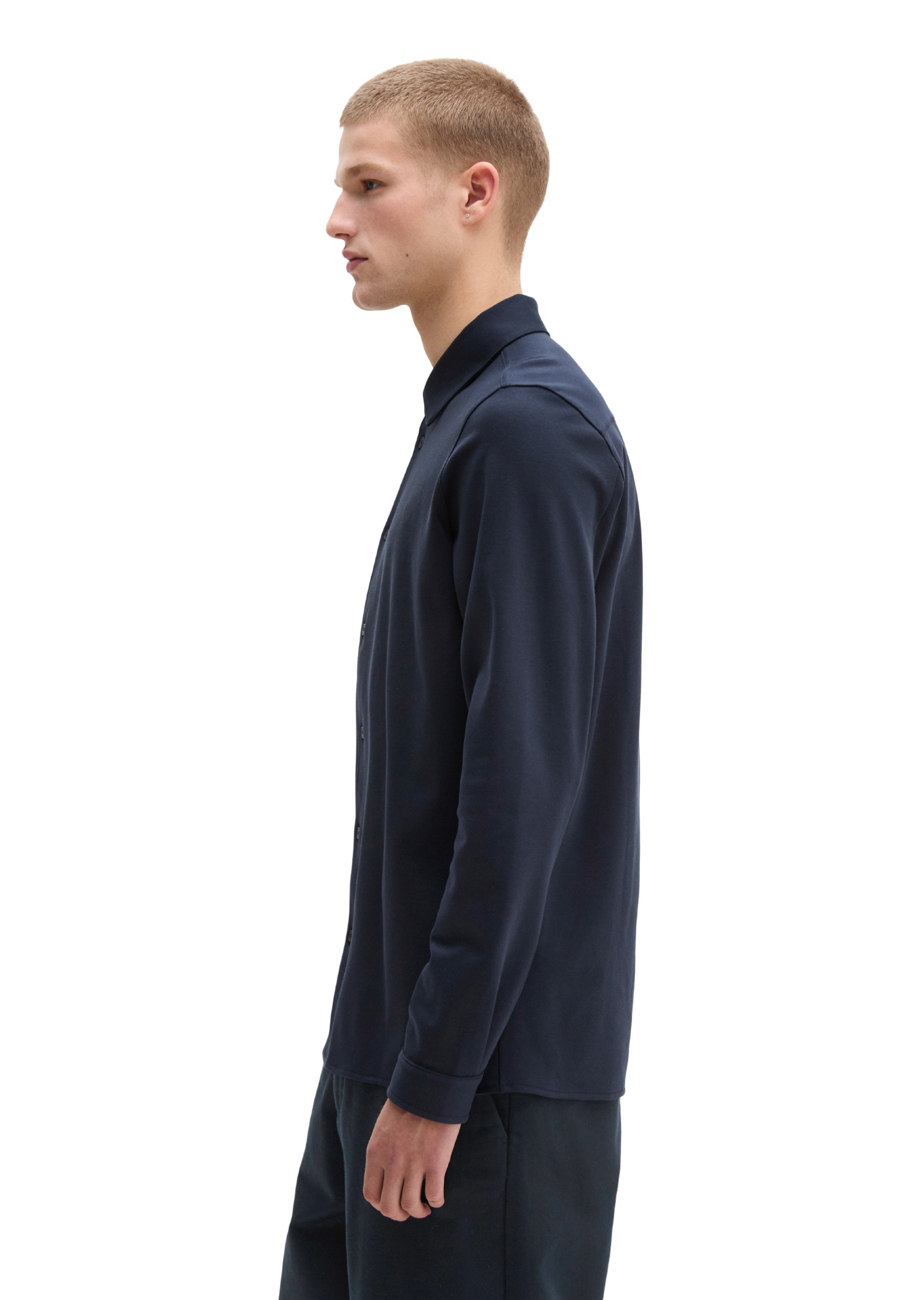 Marc OPolo Blusenshirt "aus weicher Bio-Baumwolle" günstig online kaufen