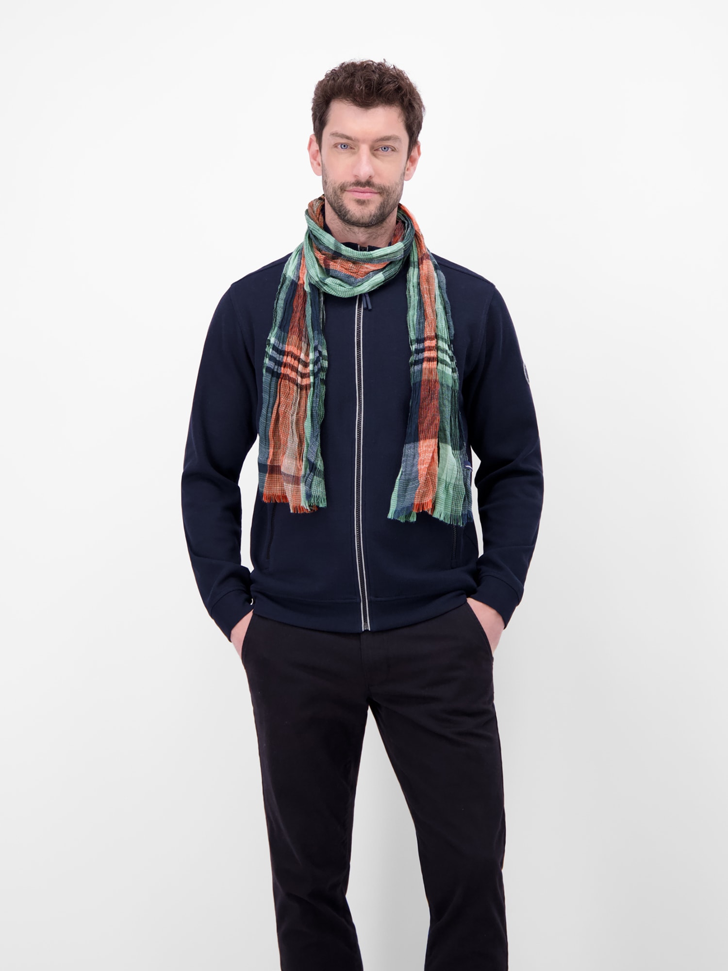 LERROS Schal "Webschal mit kariertem Farbverlauf" günstig online kaufen