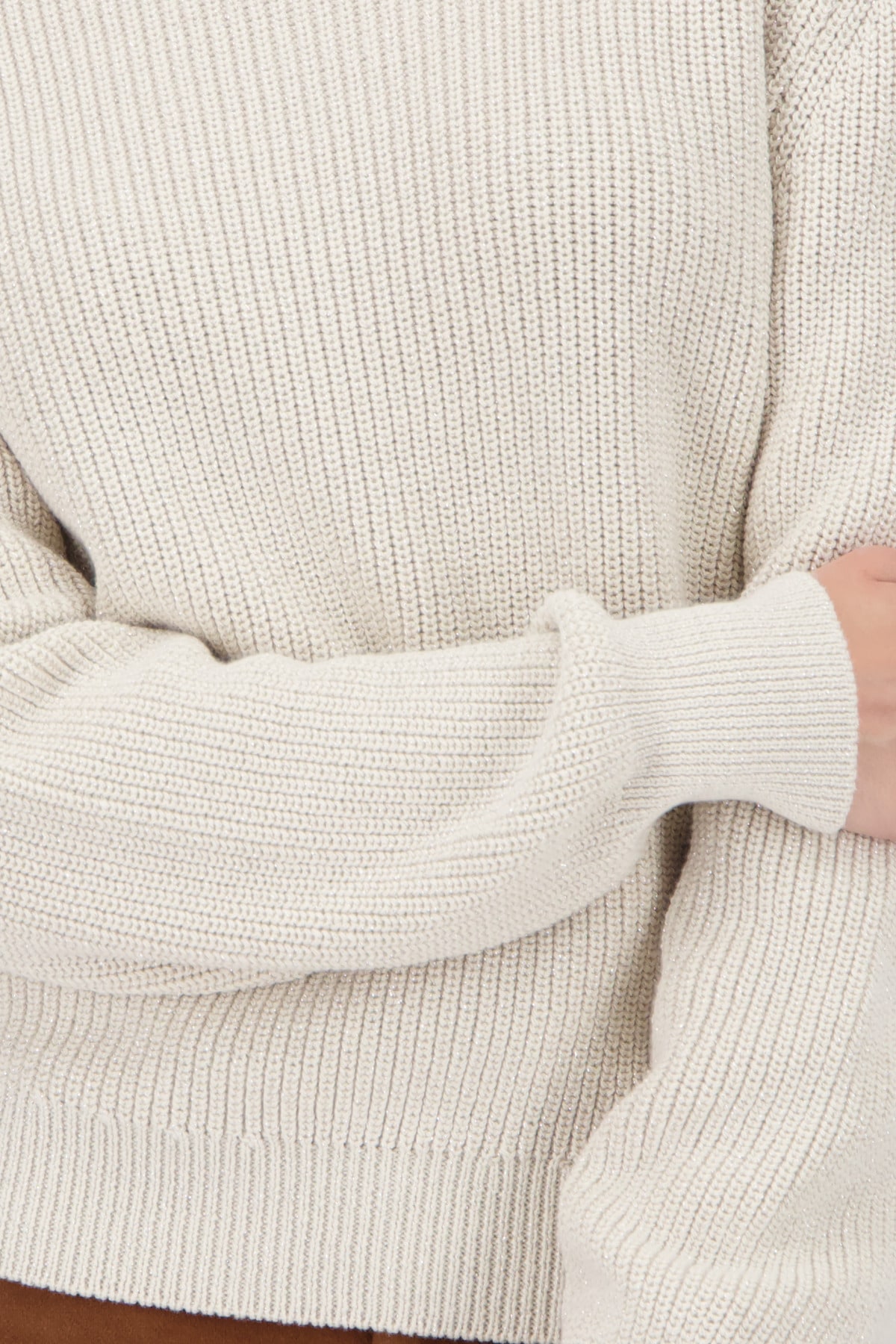 Monari Strickpullover Regular fit mit Rundhalsausschnitt