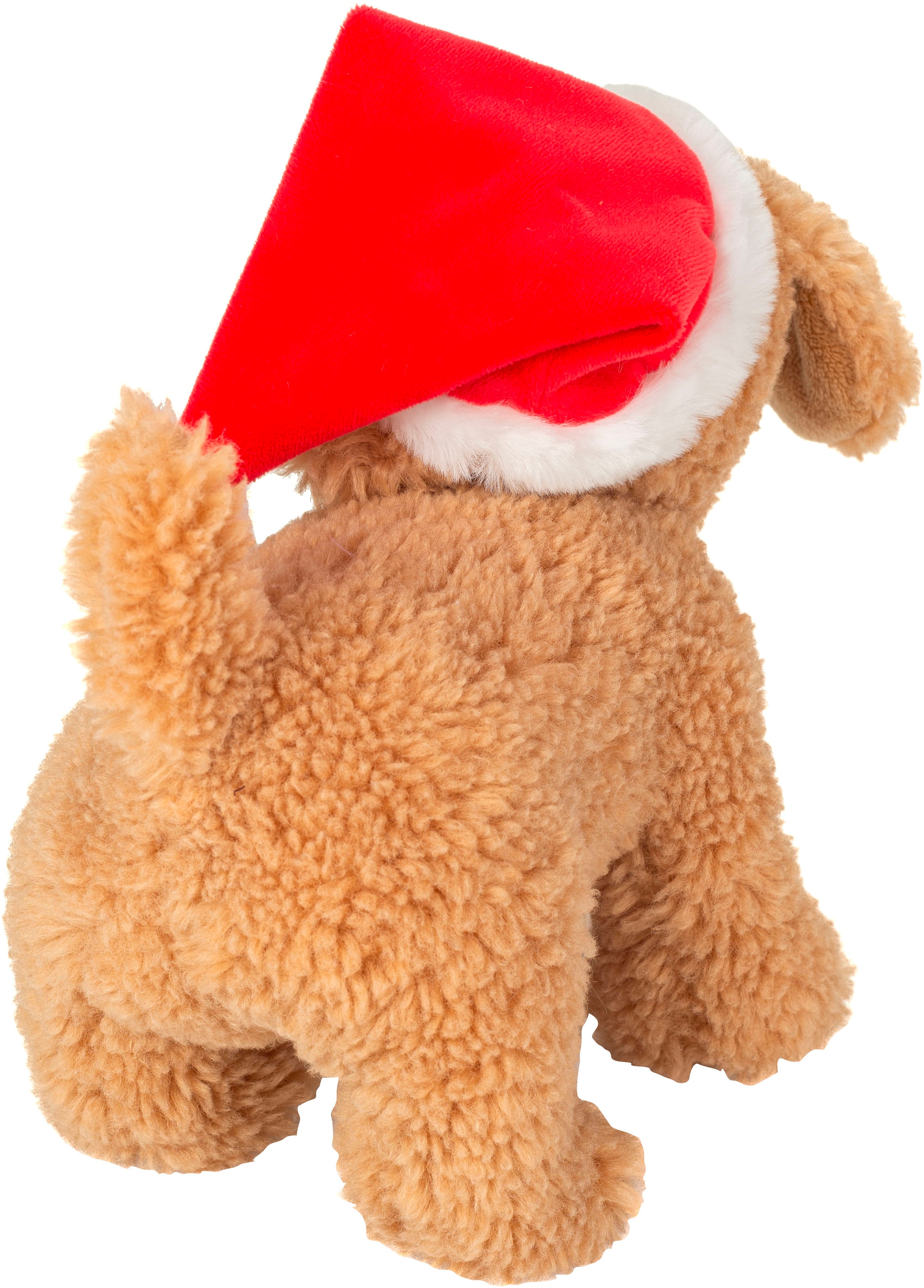 Teddy Hermann® Kuscheltier »Hund mit Weihnachtsmütze 20 cm«