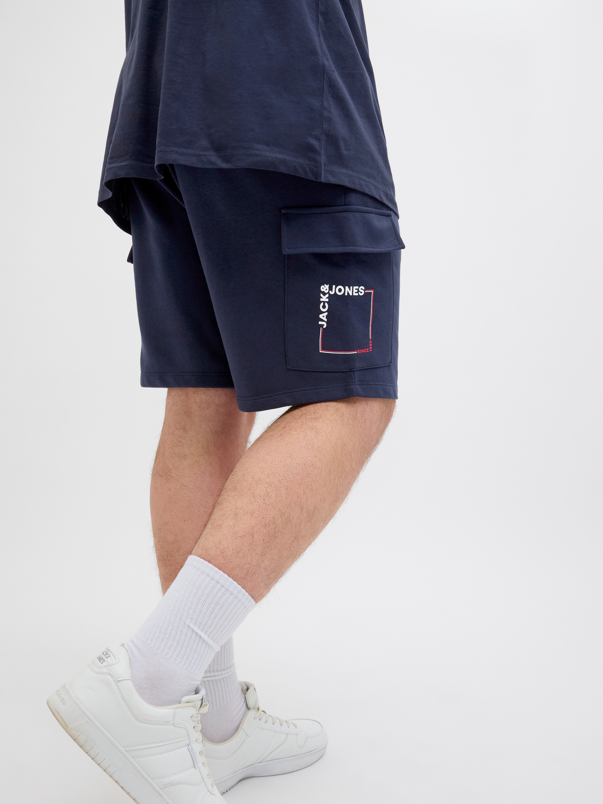 Jack & Jones PlusSize Shorts »JPSTKANE JJSCRIPT SWEAT SHORTS AMT PLS«