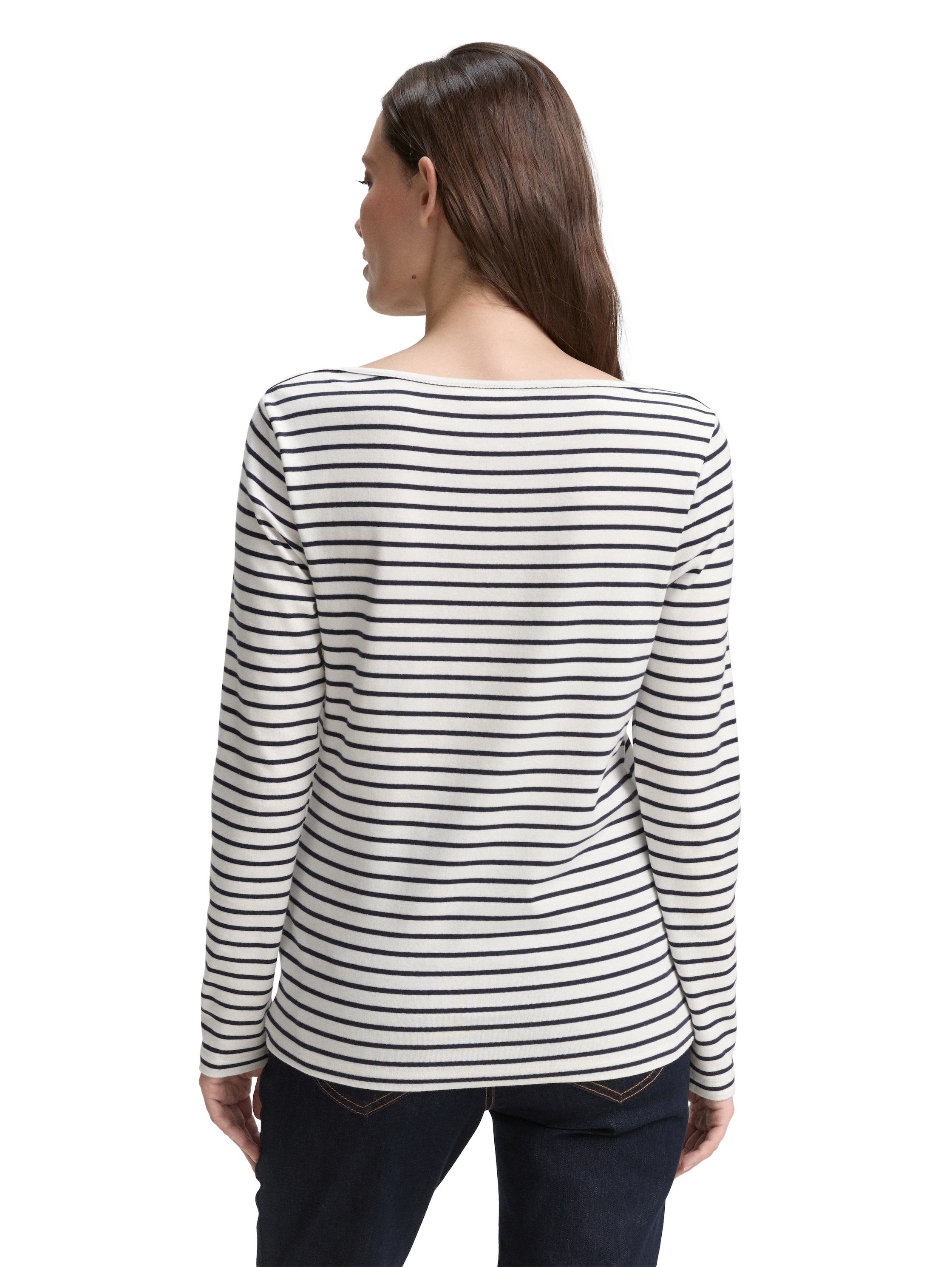 TOM TAILOR Langarmshirt, mit Streifen Muster günstig online kaufen