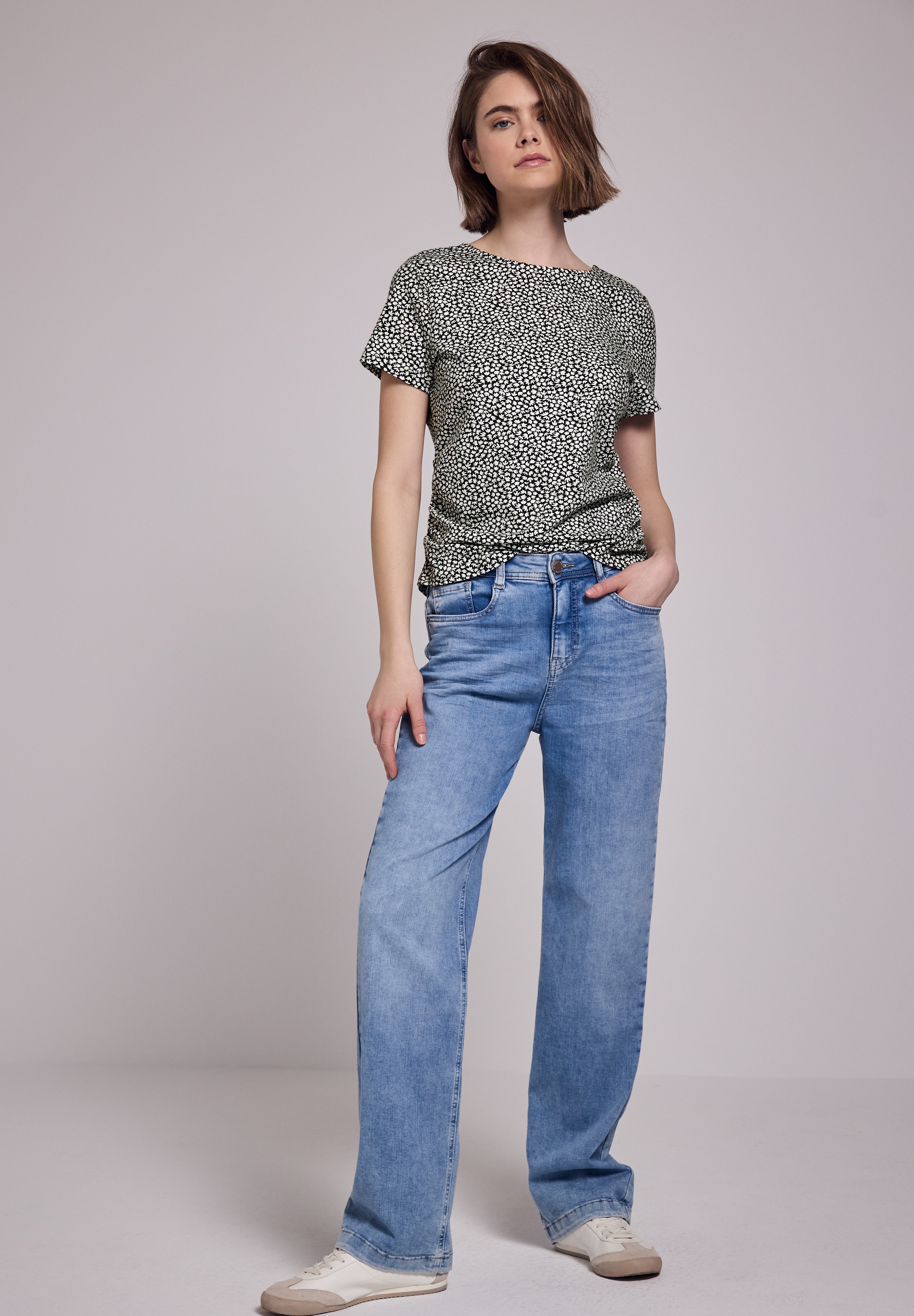 STREET ONE STUDIO T-Shirt, mit grafischem Muster