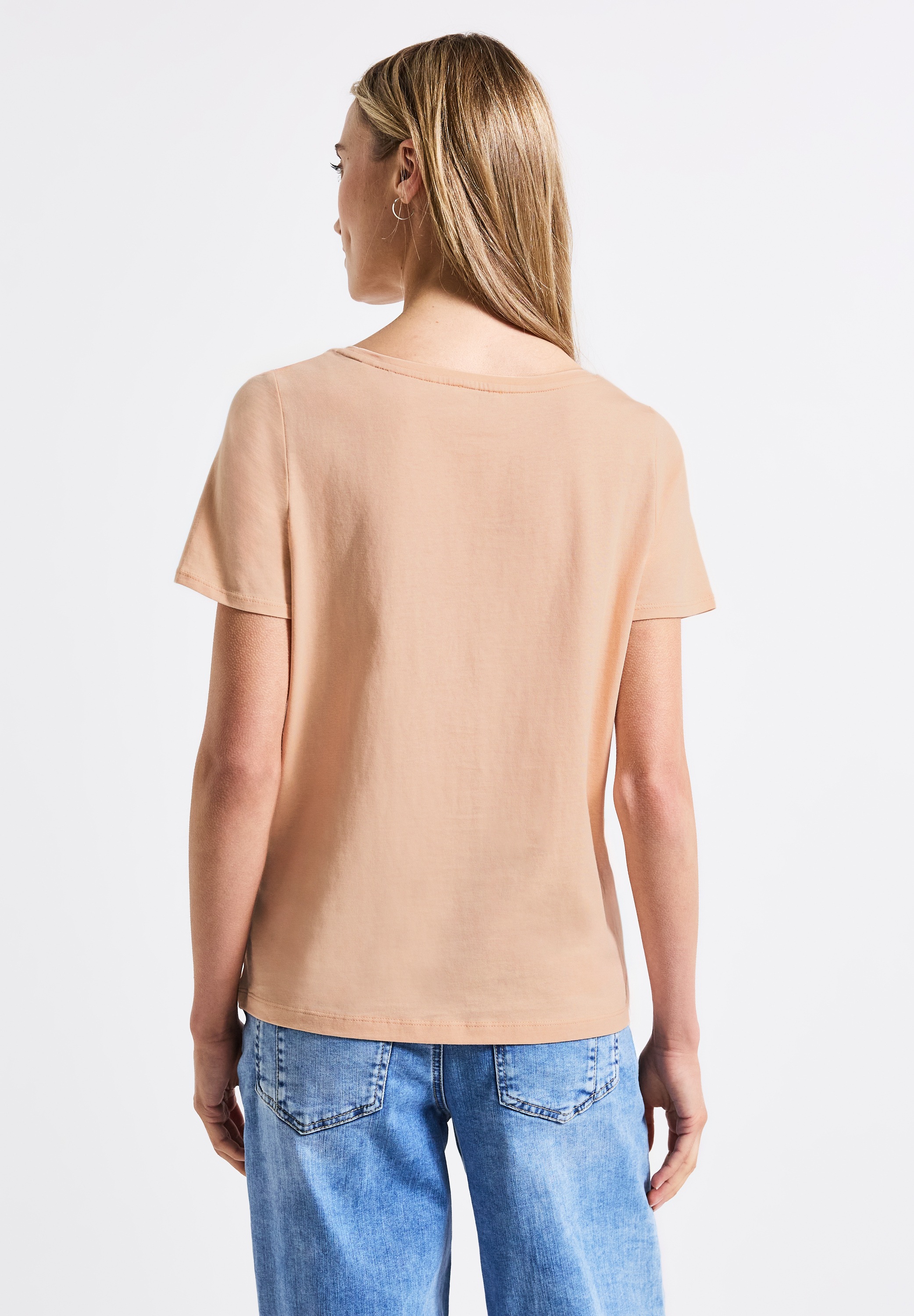 STREET ONE T-Shirt, aus reiner Baumwolle