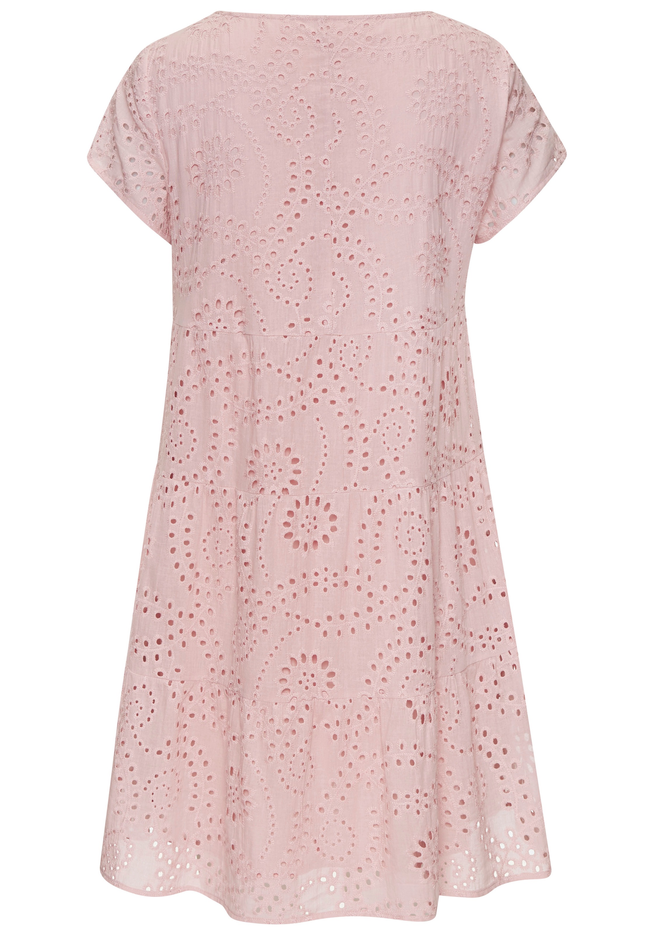 Thumbnail - Buffalo Spitzenkleid kurzes Sommerkleid aus Lochstickerei
