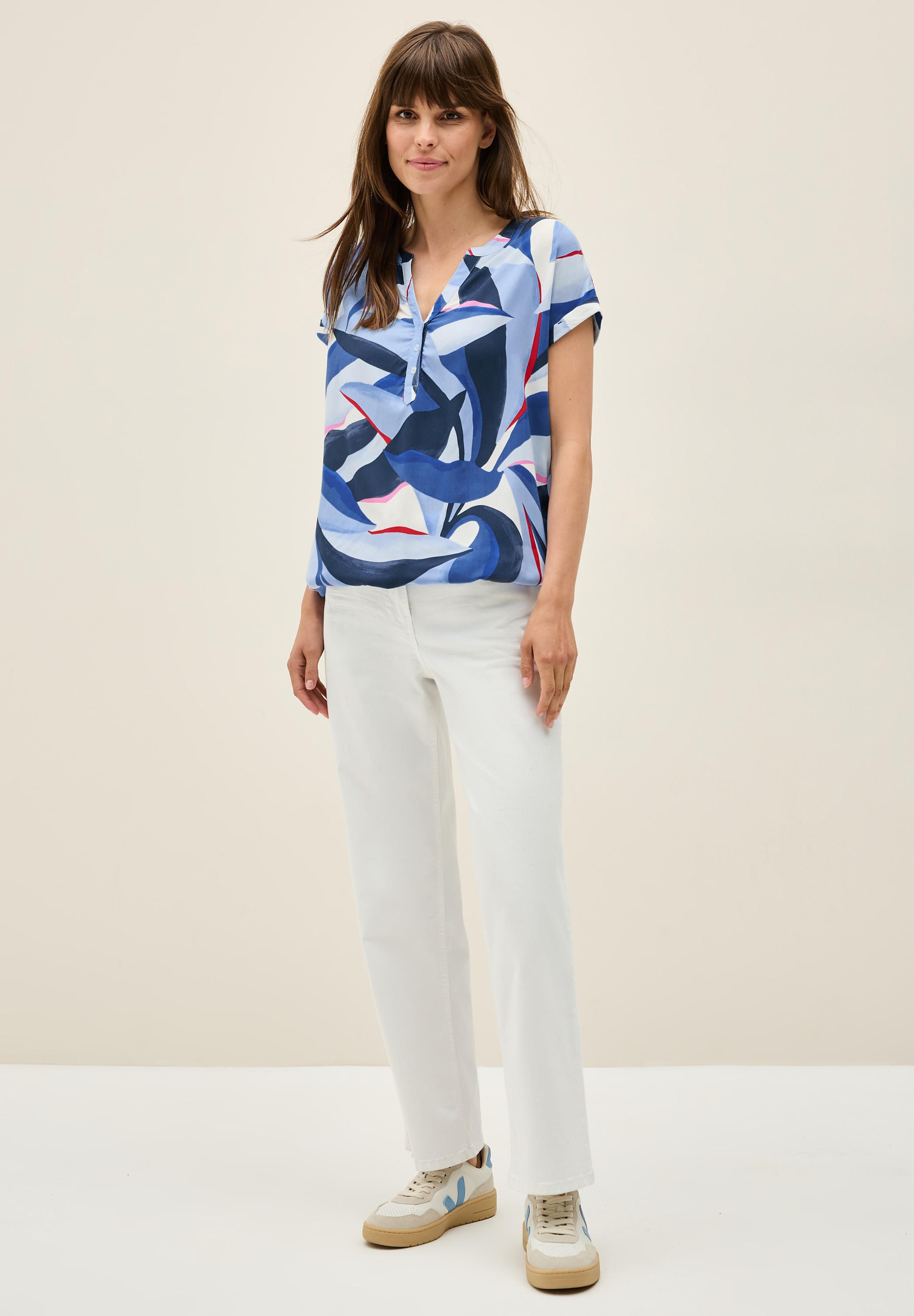 Thumbnail - Cecil Kurzarmbluse Feel Good Fit