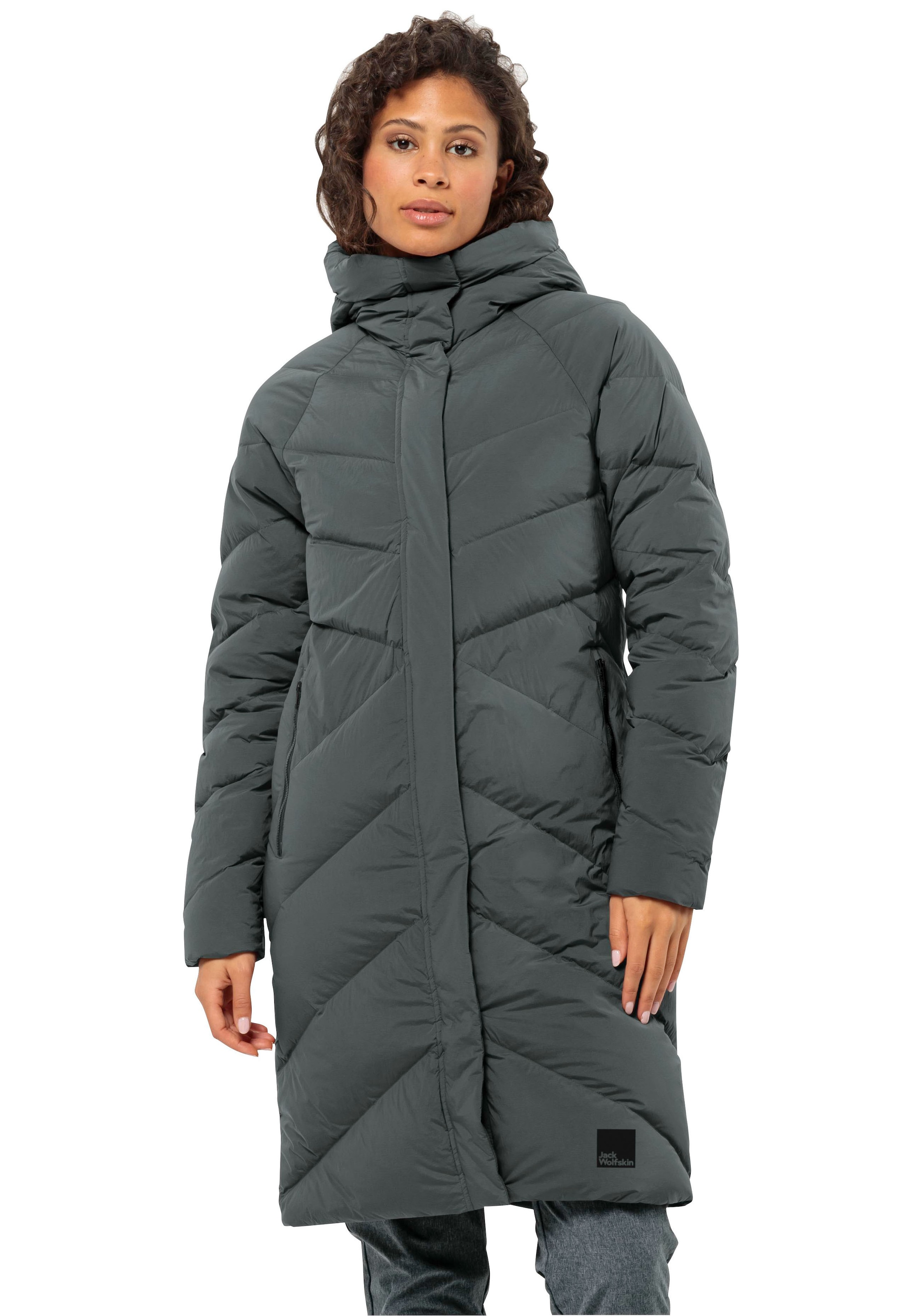 Jack Wolfskin Funktionsmantel »MARIENPLATZ COAT W«, mit Kapuze