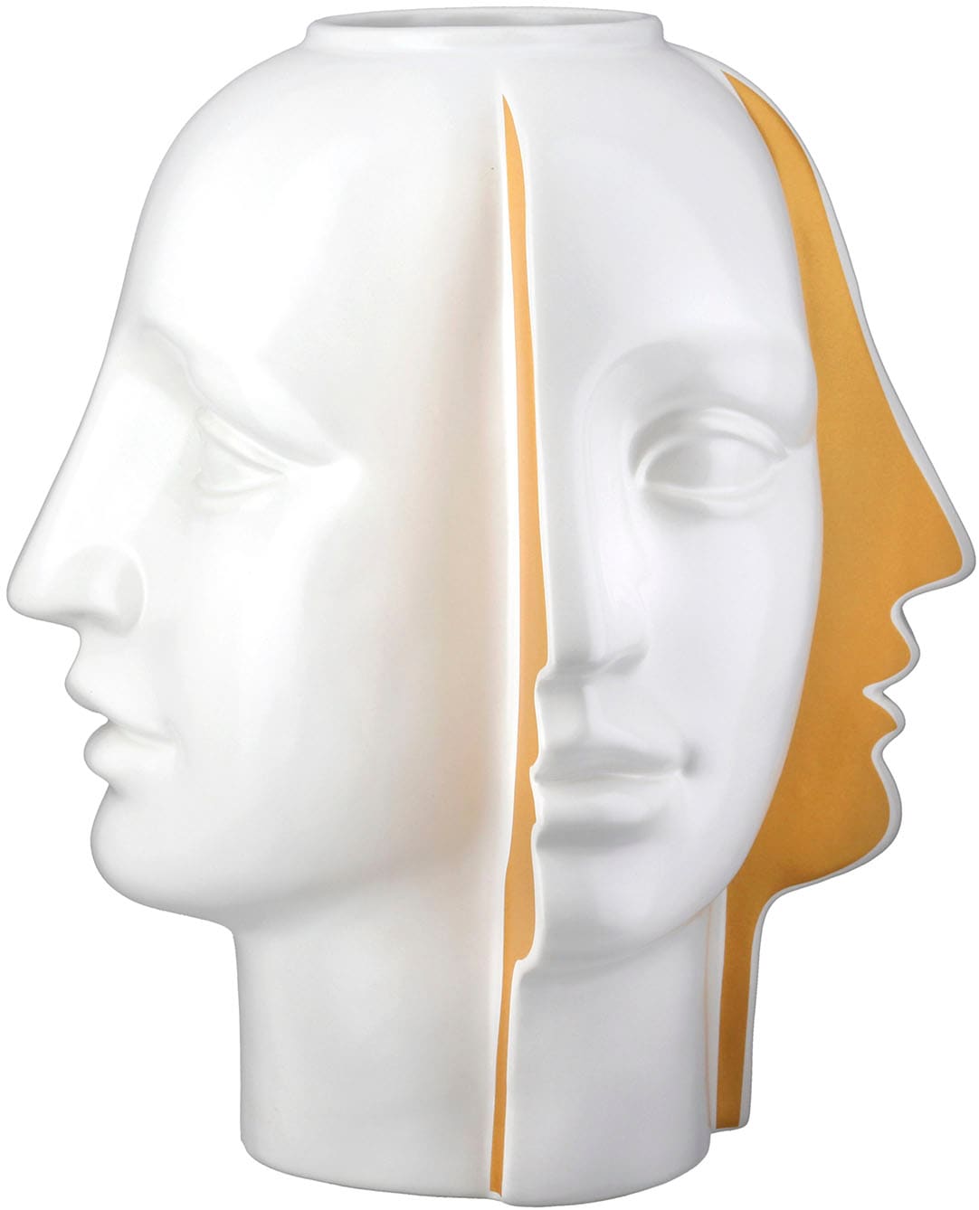 GILDE Tischvase "Vase Gesicht Facial weiß H. 28 cm", (1 St.) günstig online kaufen