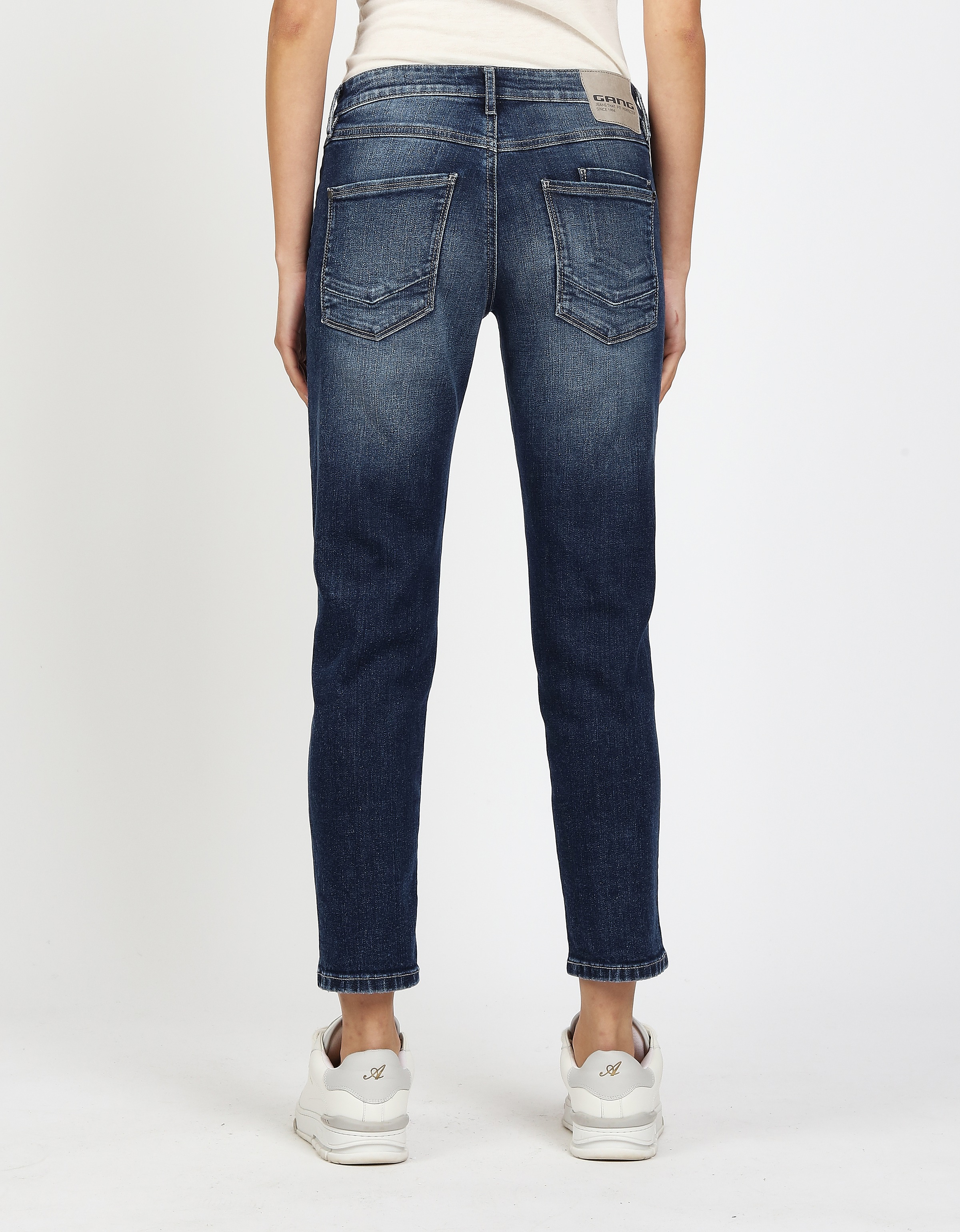 GANG Boyfriend-Jeans "94NADIA" 5-Pocket Style mit Reißverschluss und Knopf günstig online kaufen