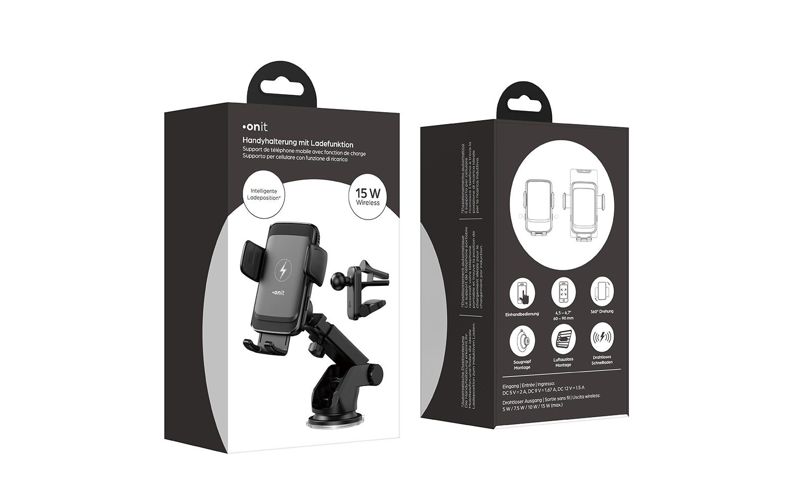 onit Handy-Halterung »Smart mit Ladefunktion«
