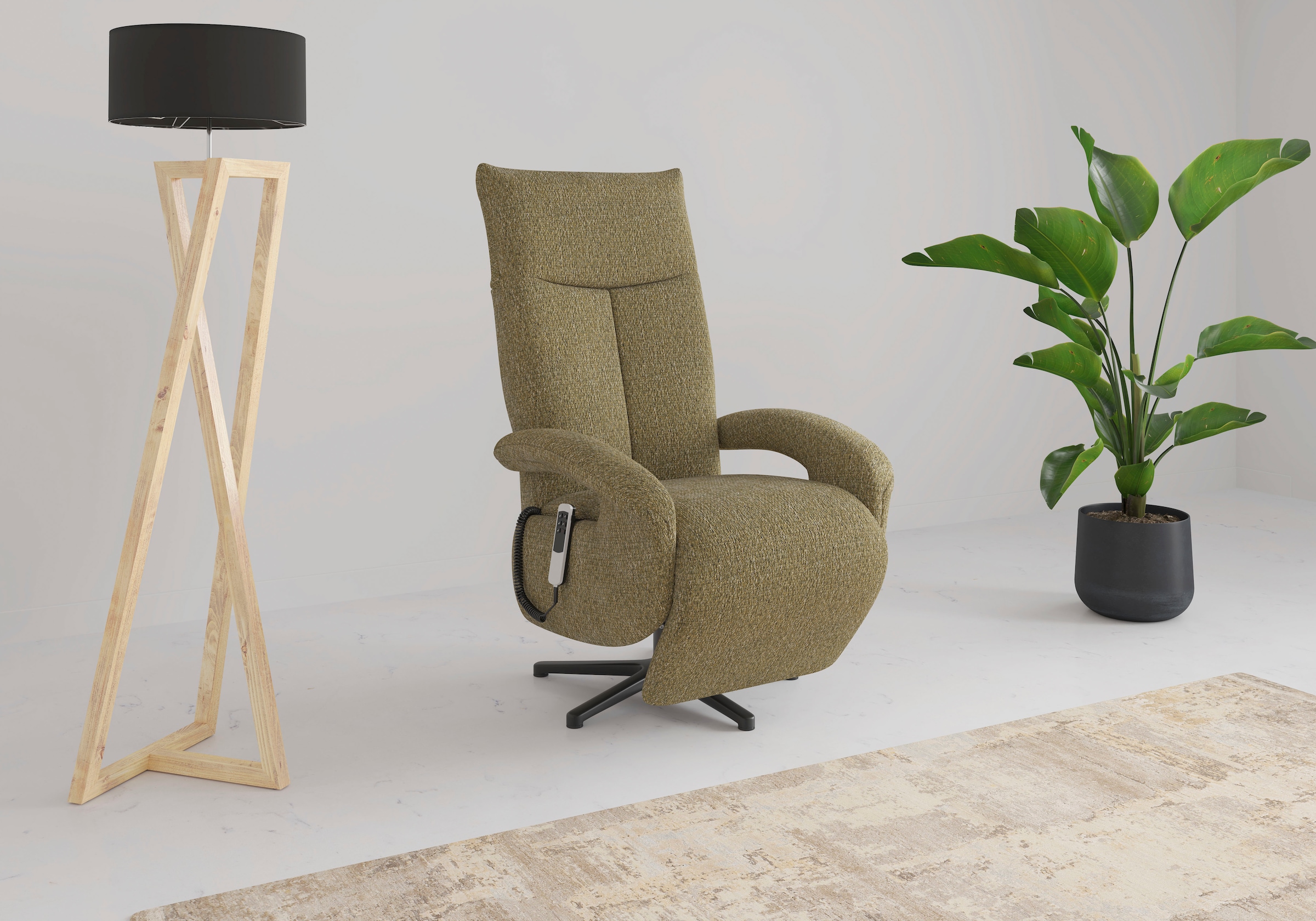 sit&more TV-Sessel "Zoe, inkl. Kopfteilverstellung & 360 Drehfunktion" wahl günstig online kaufen