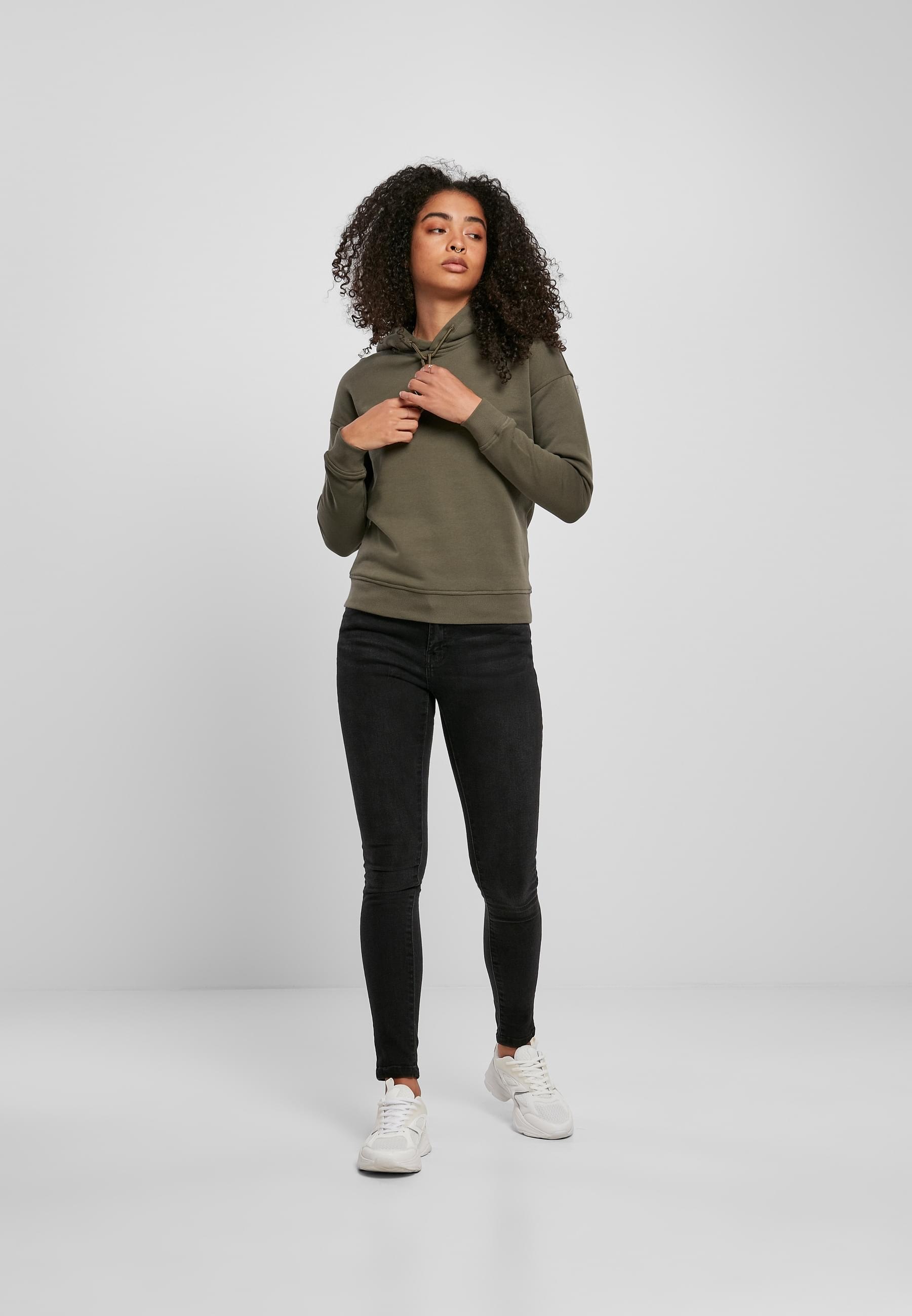 URBAN CLASSICS Kapuzenpullover »Urban Classics Damen Ladies Organic Hoody«, (1 tlg.)