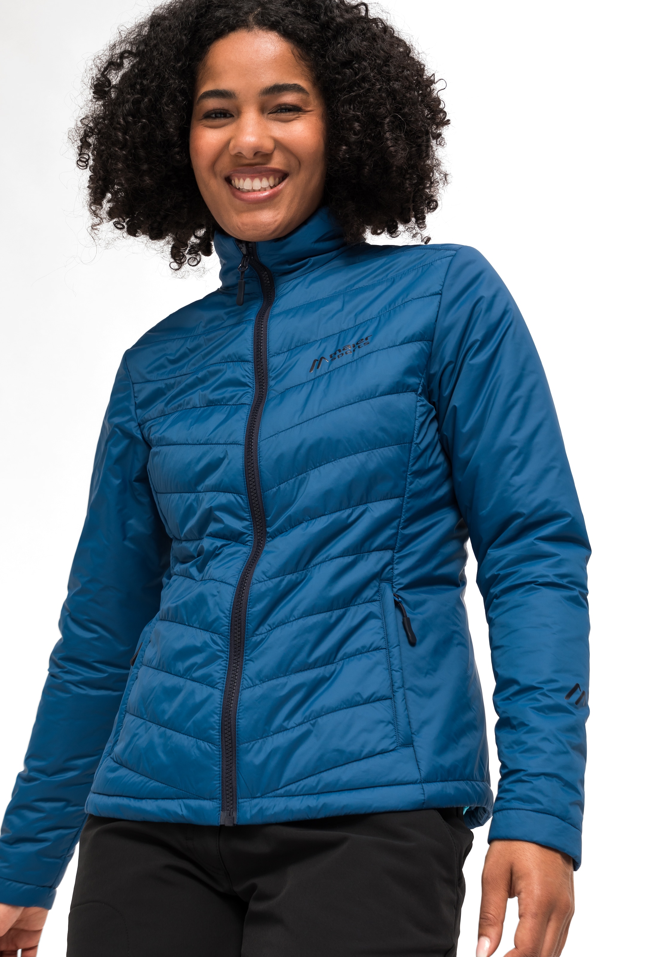 Maier Sports Outdoorjacke »Ribut Long W«, Damen Wanderjacke, atmungsaktiv und wasserdicht, Regenjacke mit Kapuze