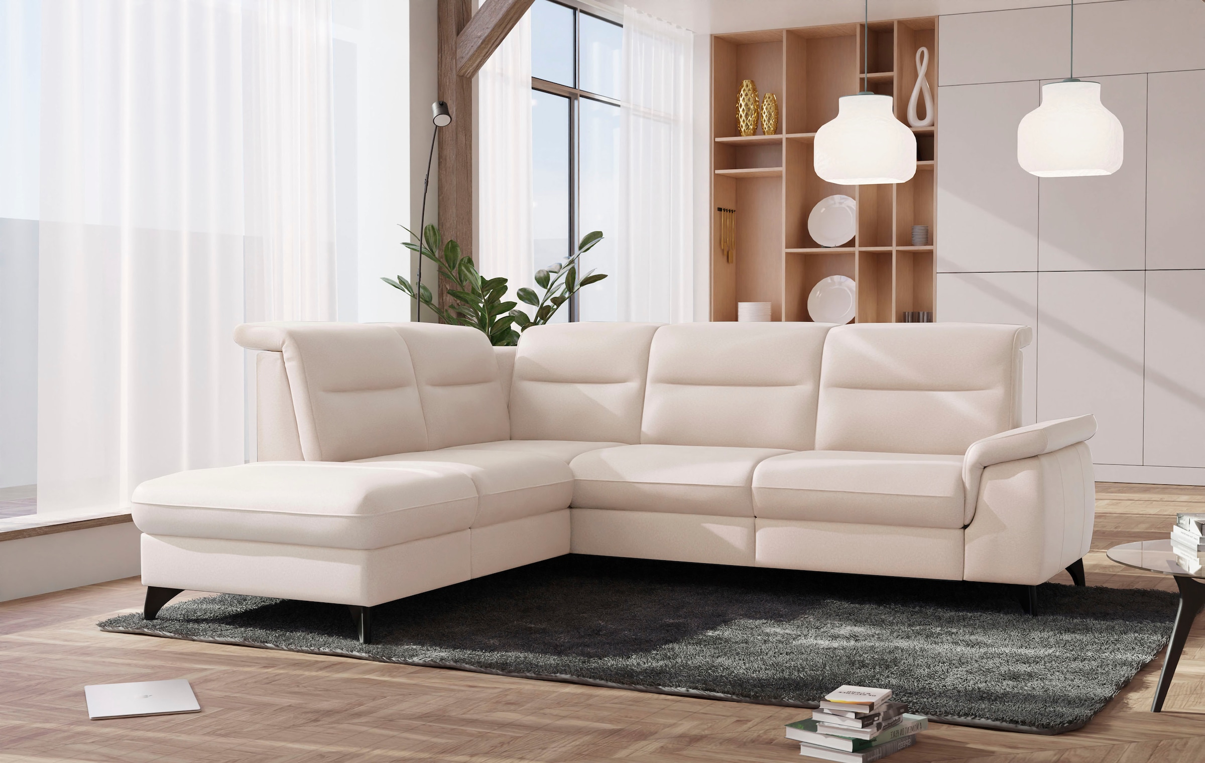 sit&more Ecksofa "Astoria L-Form", wahlweise mit motorischer Relaxfunktion günstig online kaufen