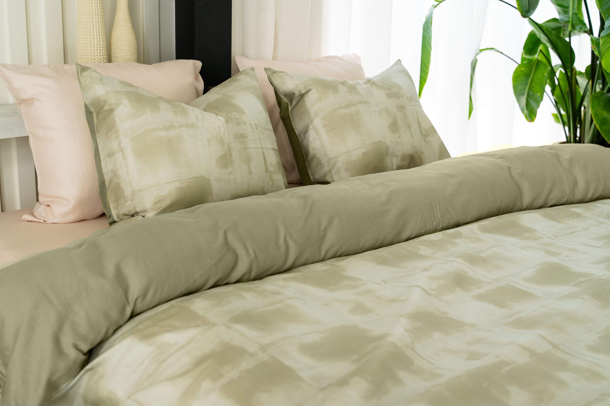 Thumbnail - kayori Wendebettwäsche "Uria" 2 Stk. tlg. Hergestellt aus Bio-Baumwollsatin