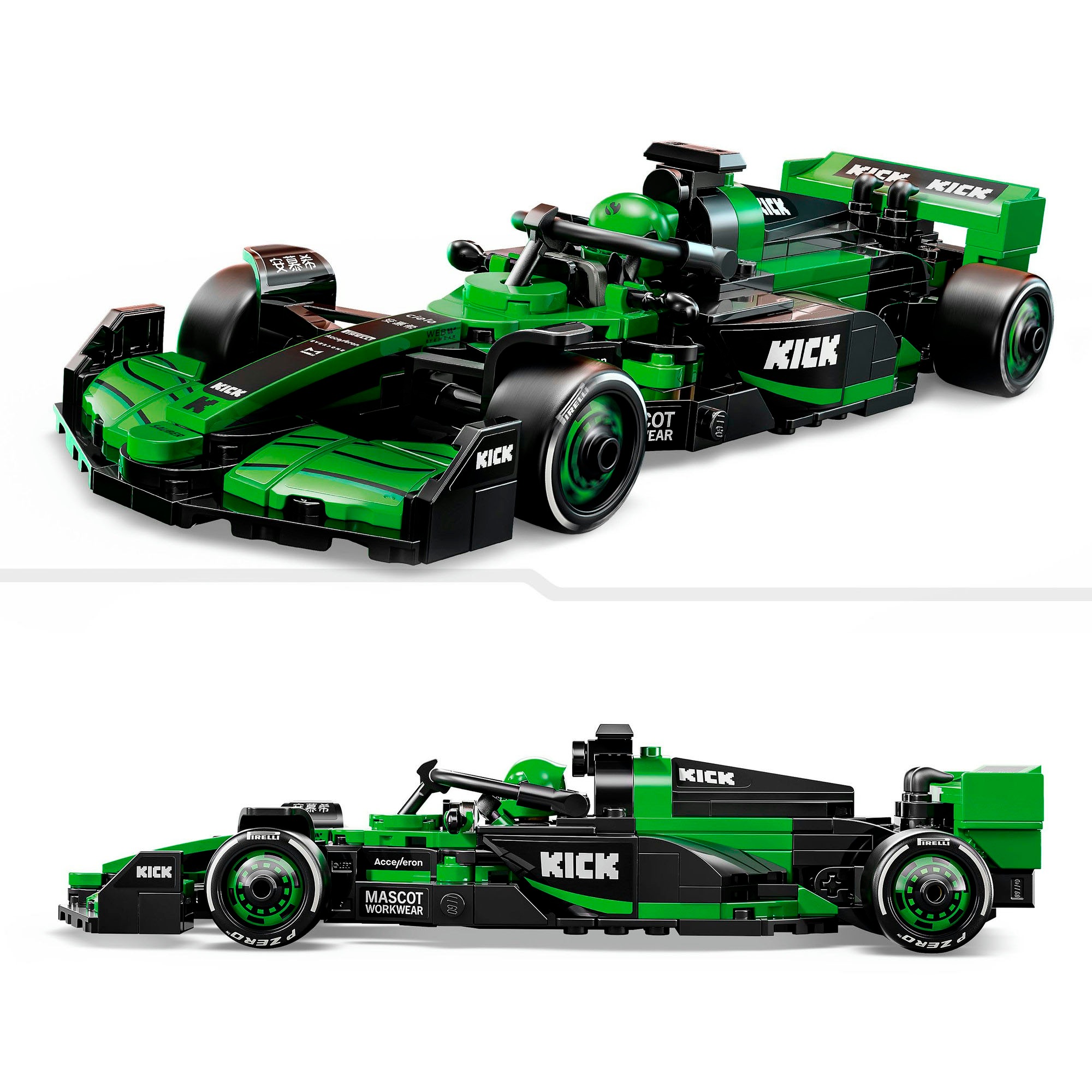 LEGO® Konstruktionsspielsteine »KICK Sauber F1® Team C44 Rennauto (77247), LEGO® Speed Champions« Made in Europe