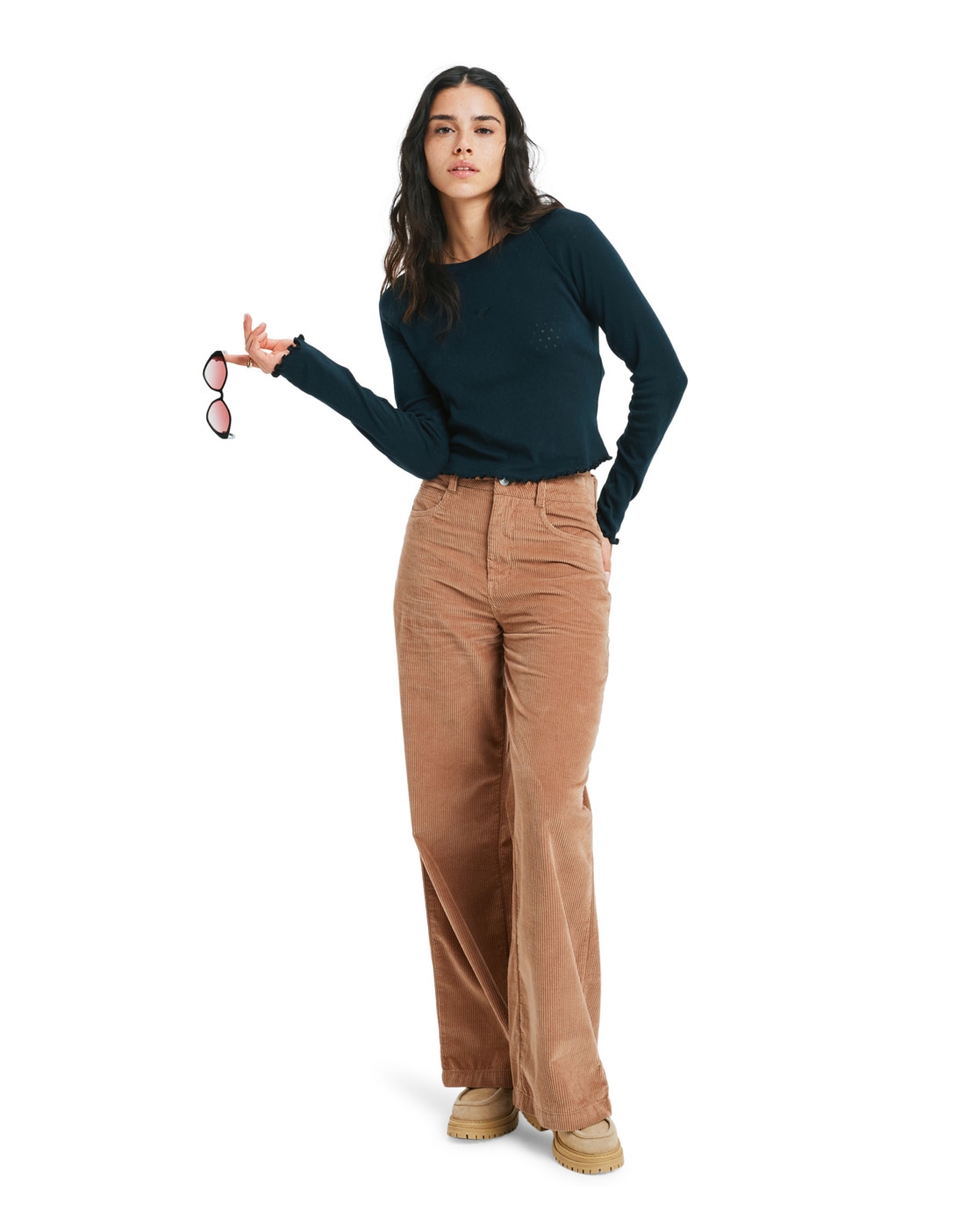 Roxy Langarmshirt »Time Off Pointelle«