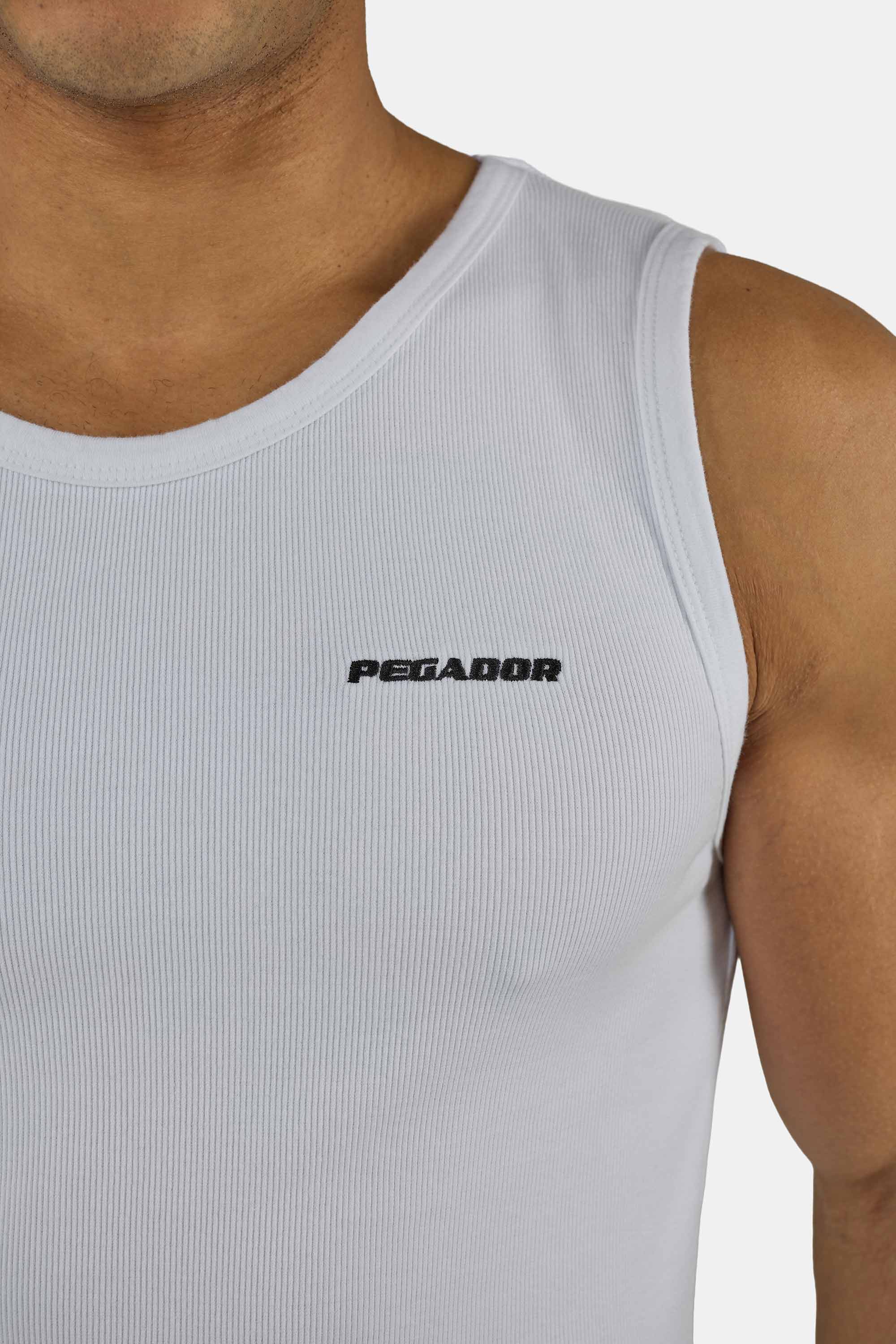 PEGADOR Muscleshirt "Logo Rib Undershirt" Baumwollmischung, regular fit günstig online kaufen