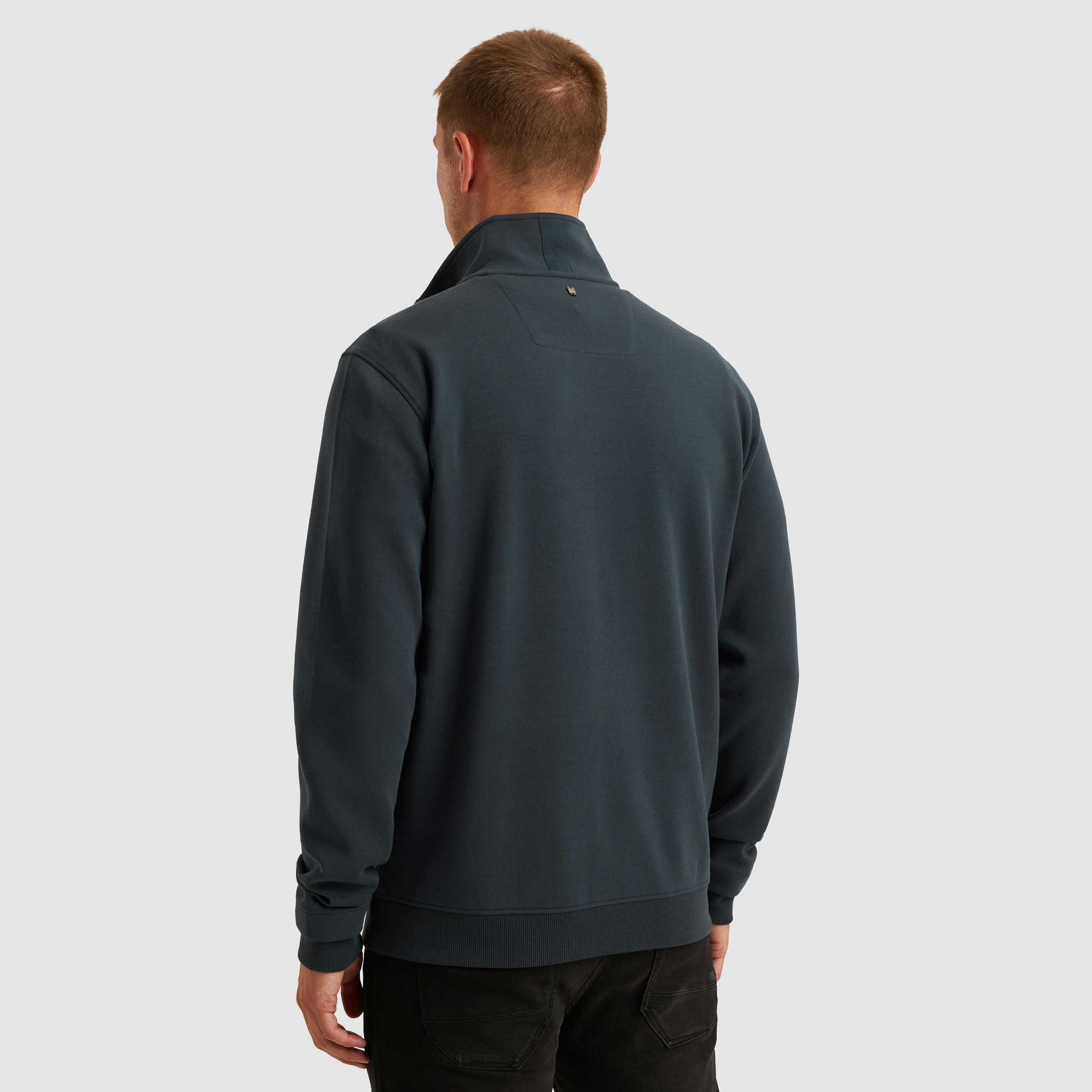 PME LEGEND Sweater , mit Logo-Stickerei und Troyer-Kragen mit Reißverschluss
