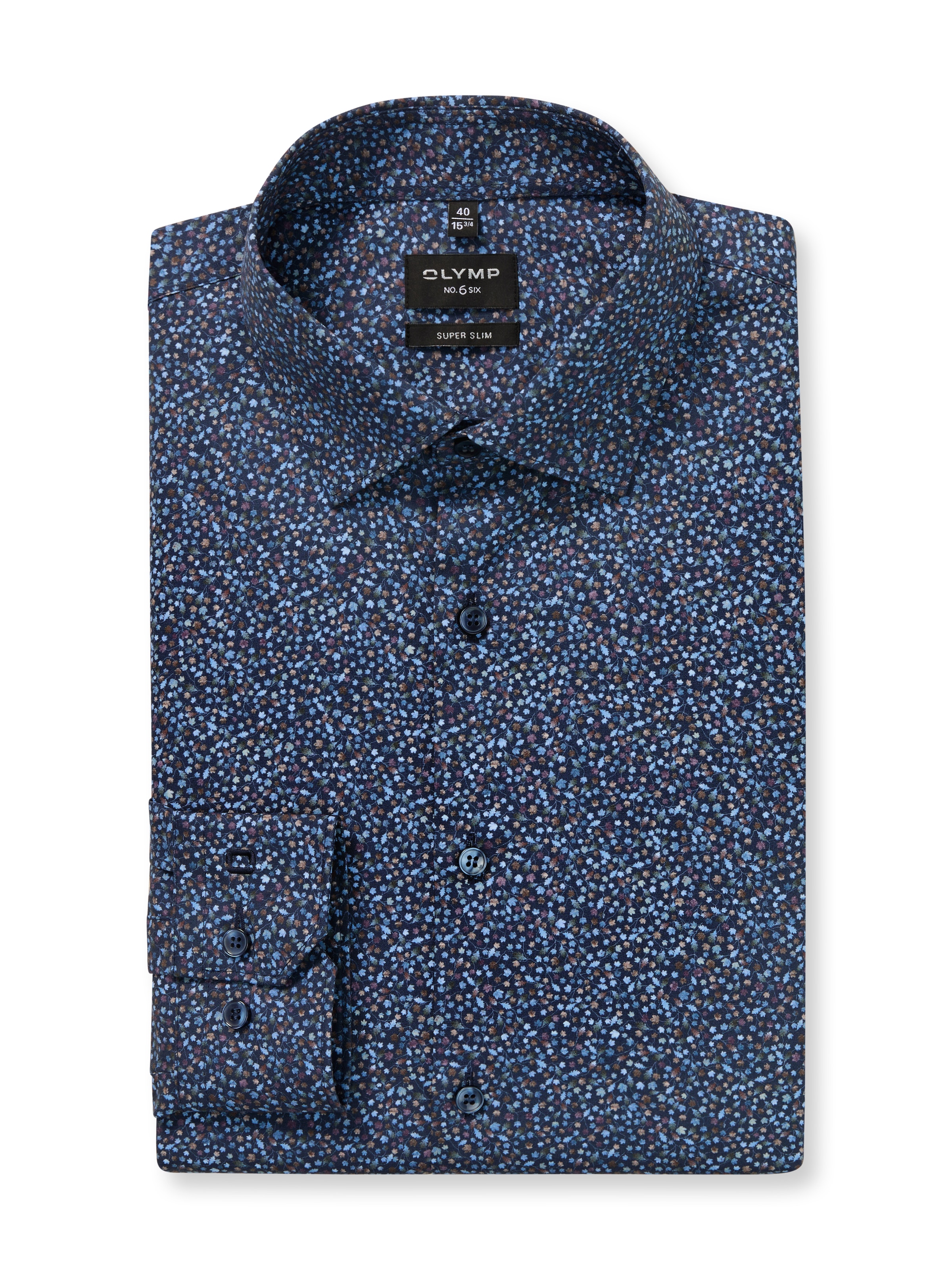 OLYMP Langarmhemd "No. 6" Businesshemd, super slim, New York Kentkragen günstig online kaufen