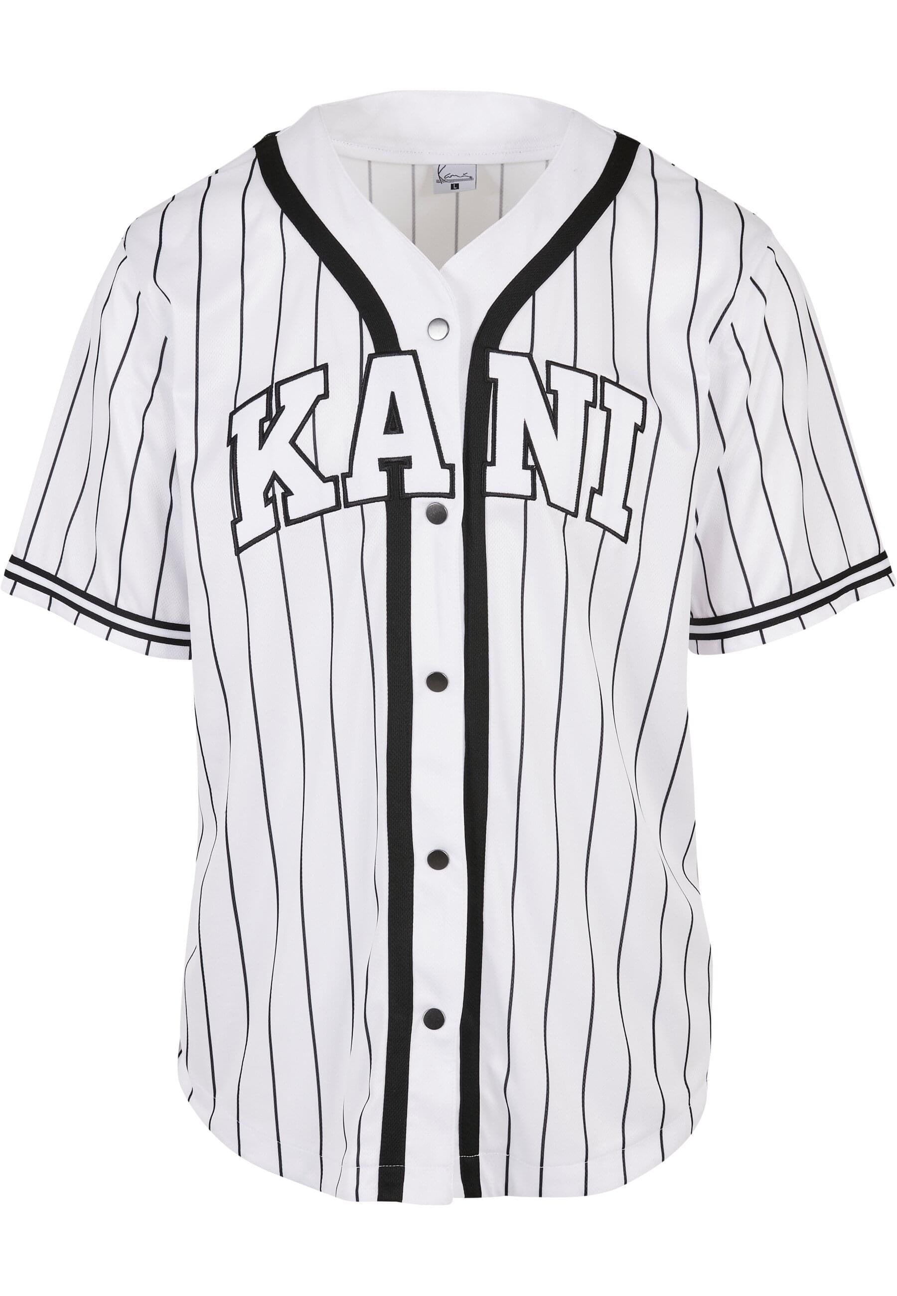 Karl Kani Langarmhemd "Karl Kani Herren KM221-115-2 Serif Pinstripe Basebal günstig online kaufen