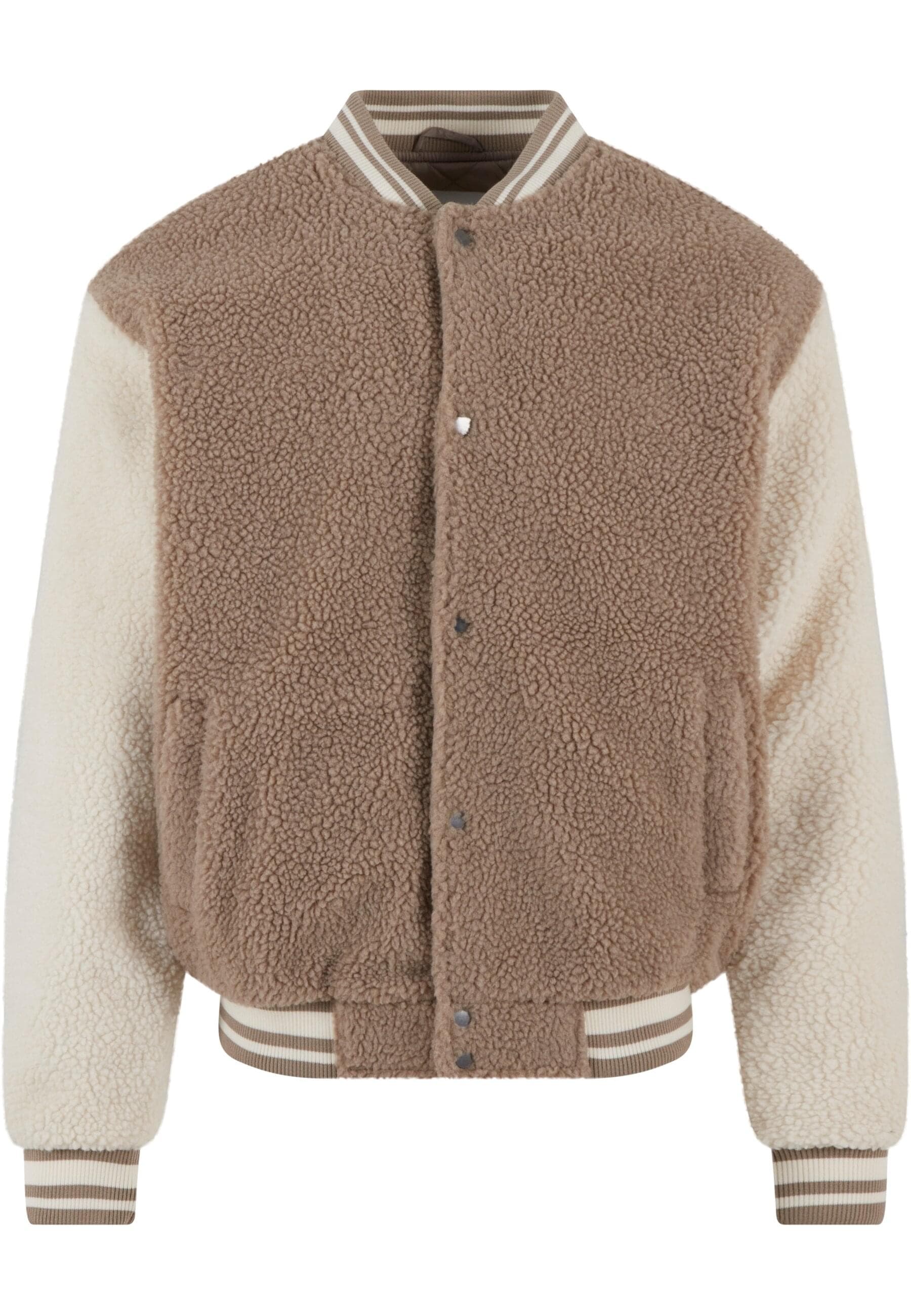 URBAN CLASSICS Collegejacke "Urban Classics Teddy College Jacket" 1 Stk. tl günstig online kaufen